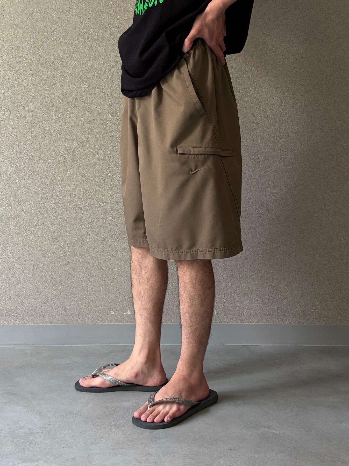 00's NIKE nylon cargo shorts