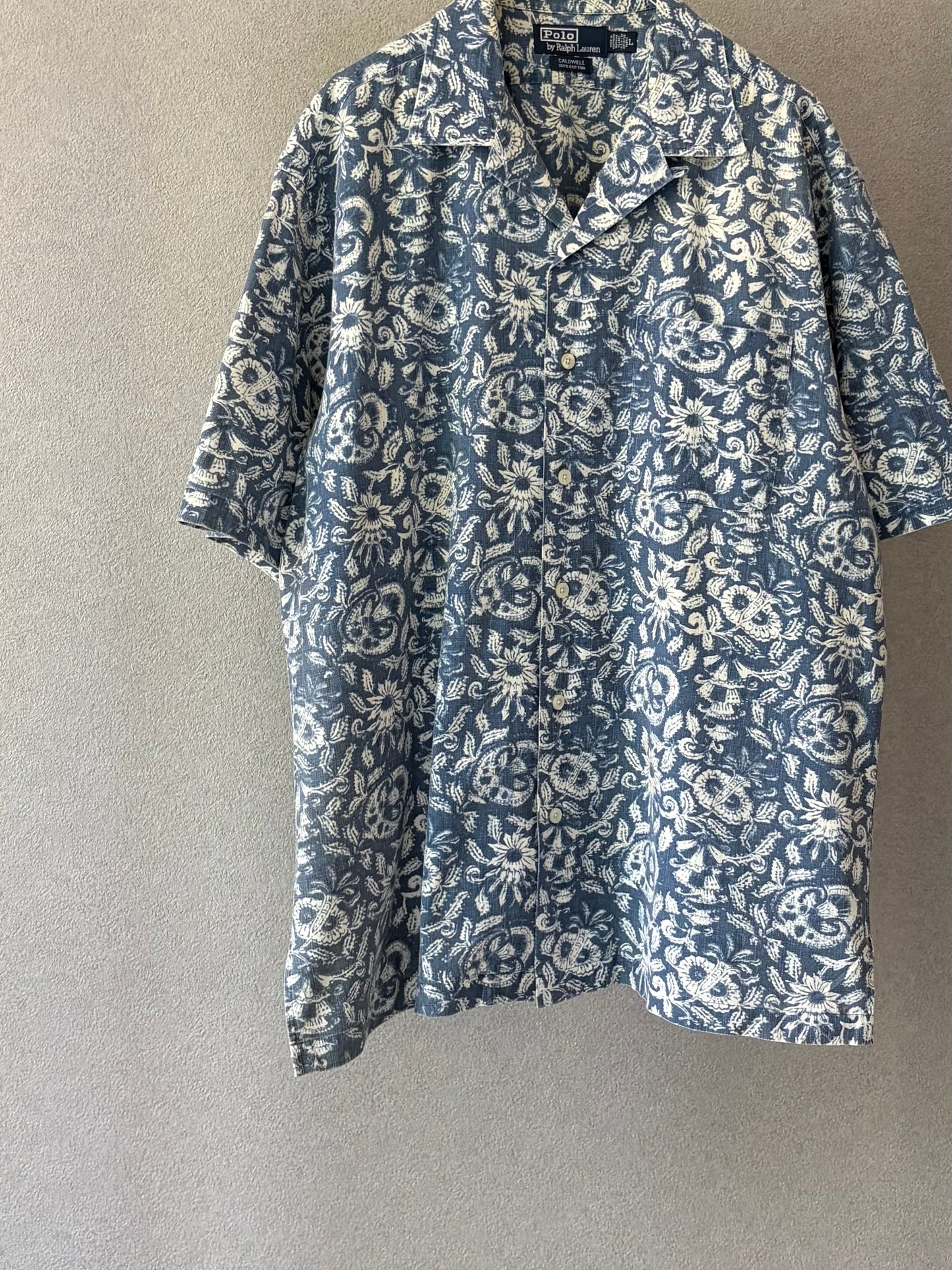 90's Polo Ralph Lauren open collar shirt "CALDWELL"