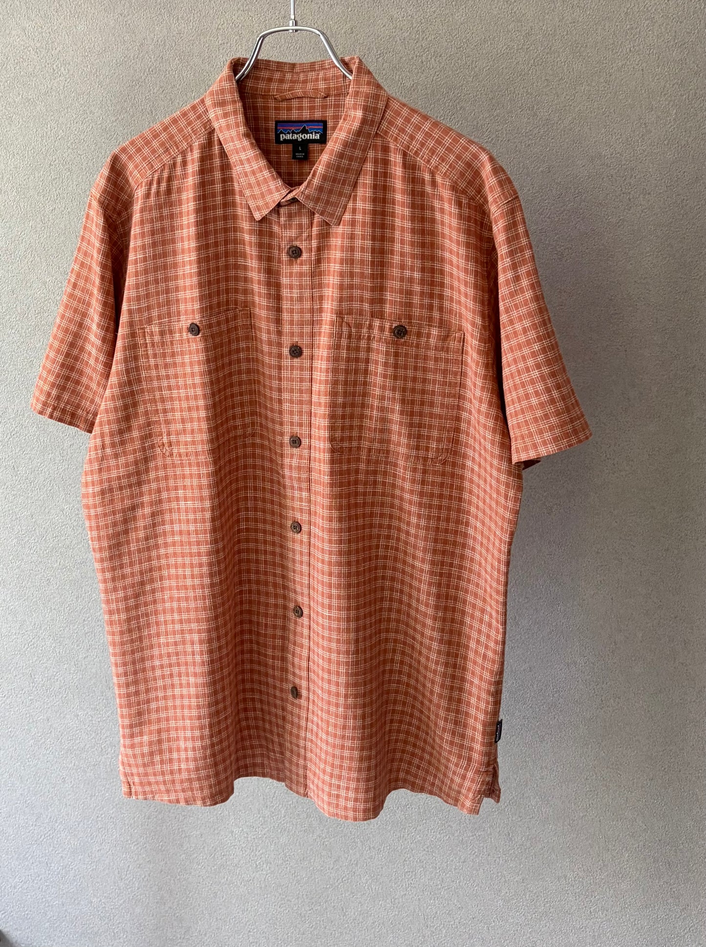 00's patagonia hemp×cotton shirt