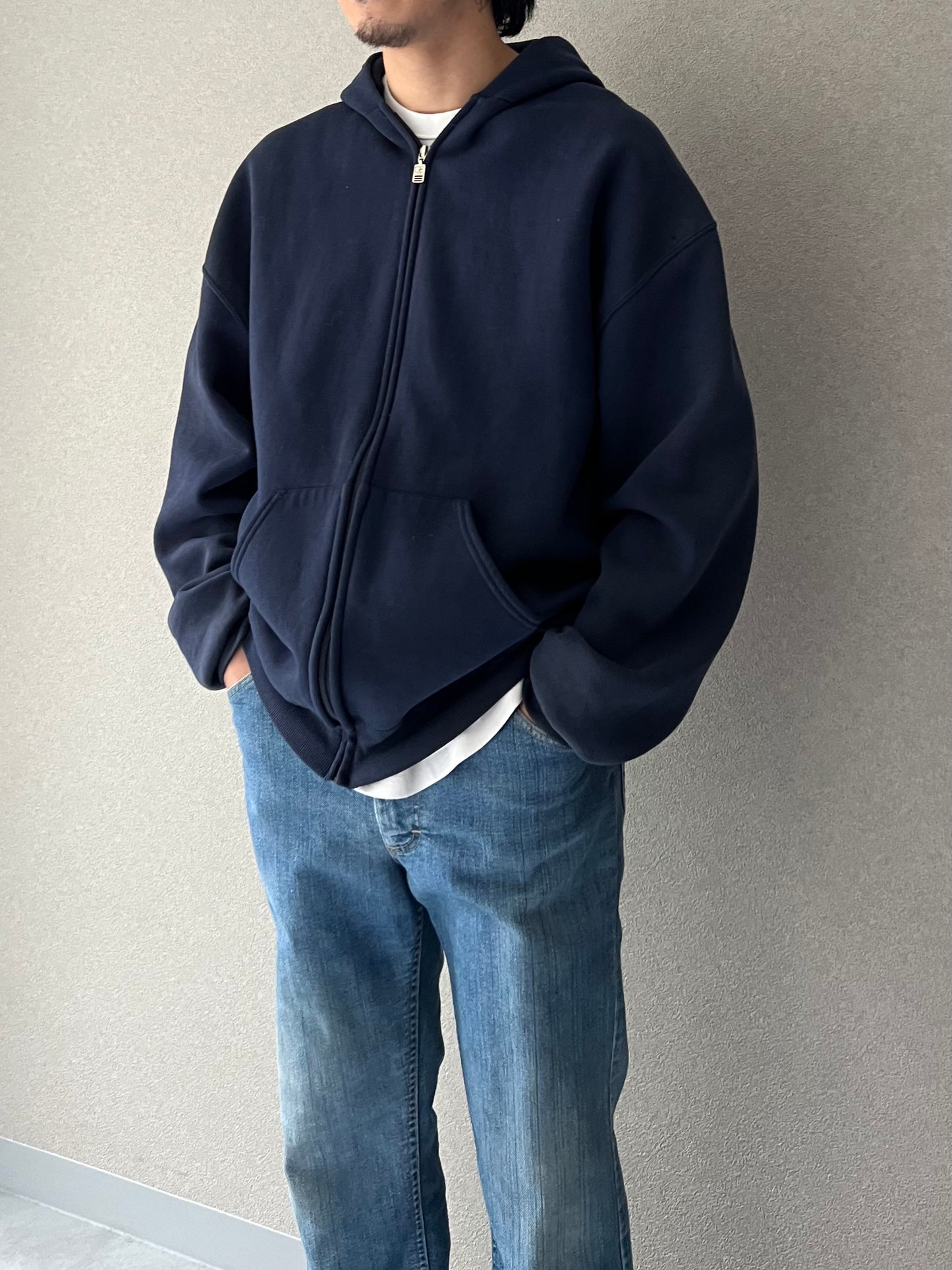 90's RUSSELL sweat zipup sweat hoodie