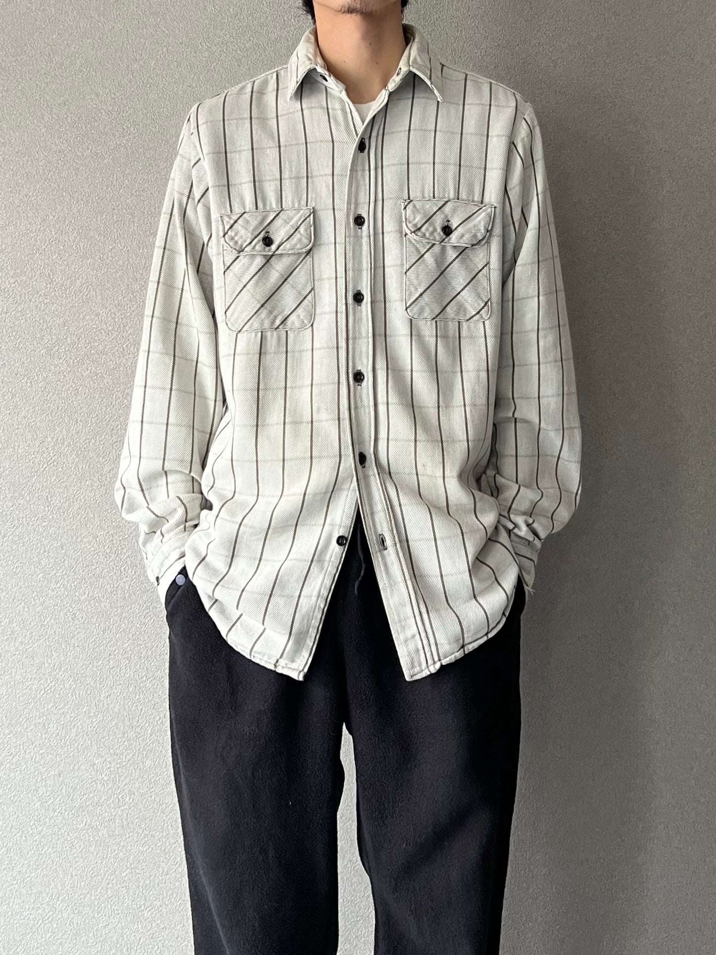 70's〜 FIVE BROTHER flannel shirt "Made in USA"
