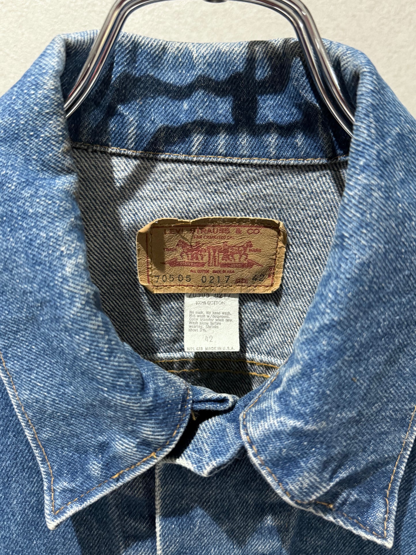 70's〜 Levi's 70505 denim jacket "Made in USA"