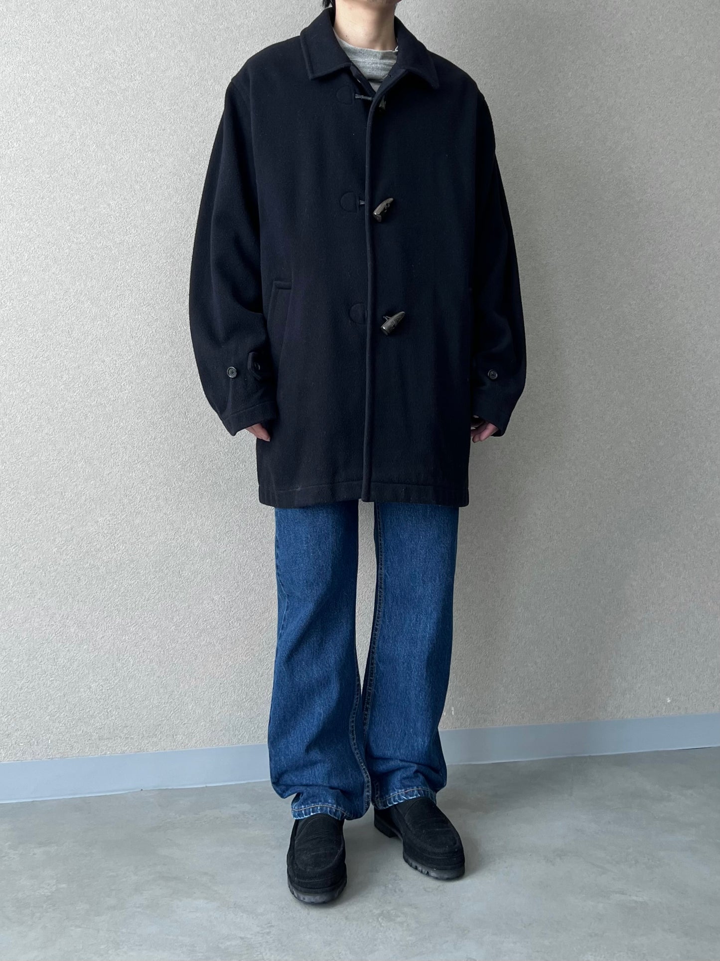 90's Polo Ralph Lauren wool half coat