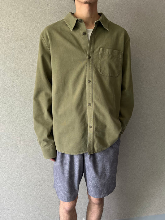 00's A.P.C. cotton x linen shirt