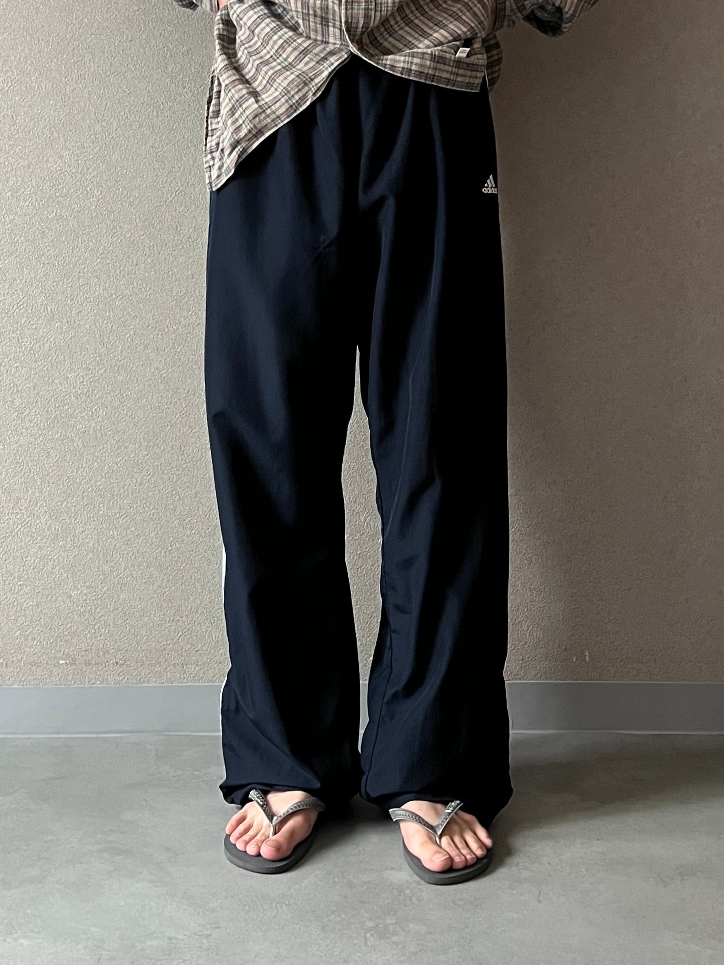 00's adidas nylon track pants