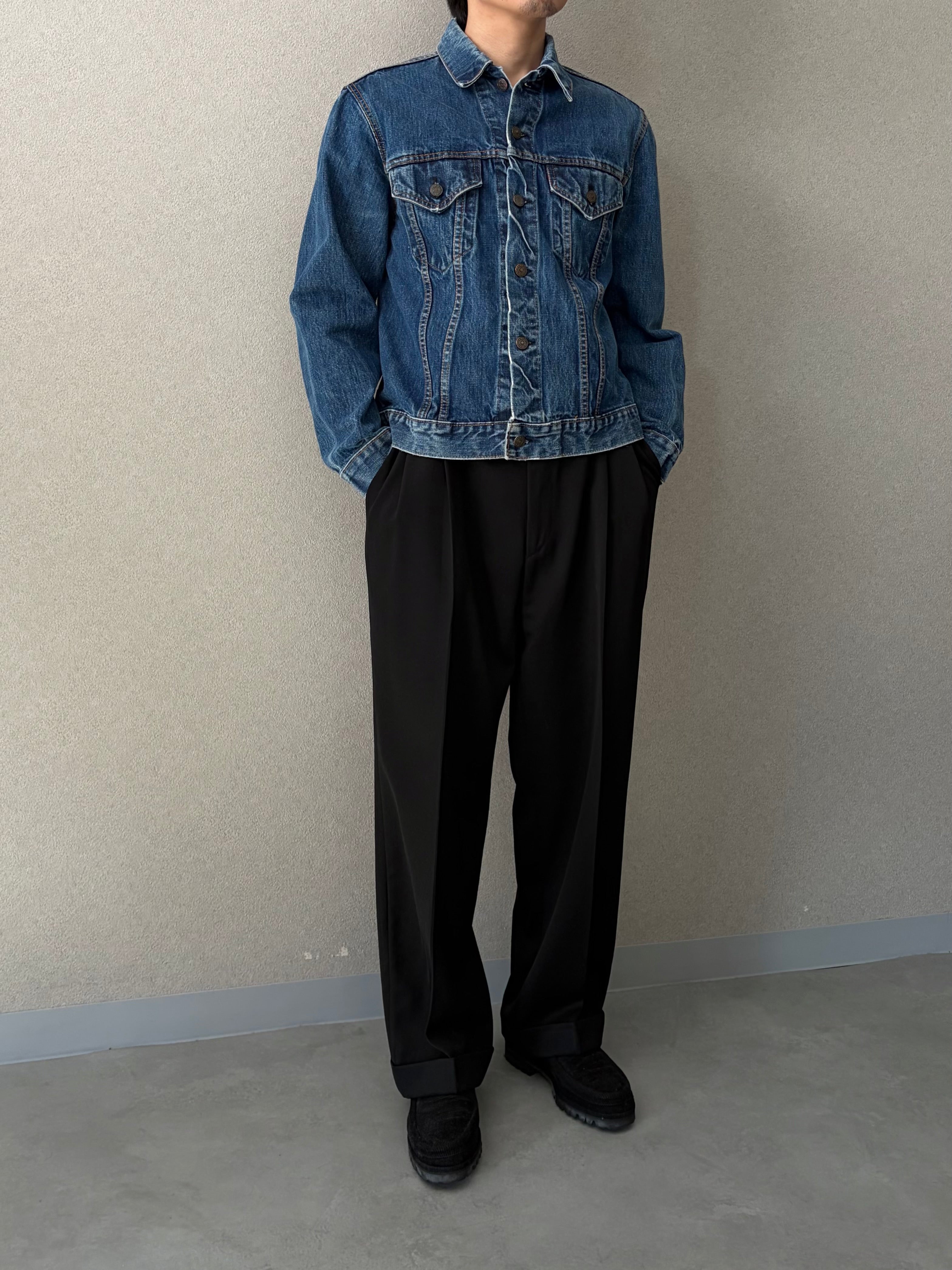 90's Zanella wool slacks 