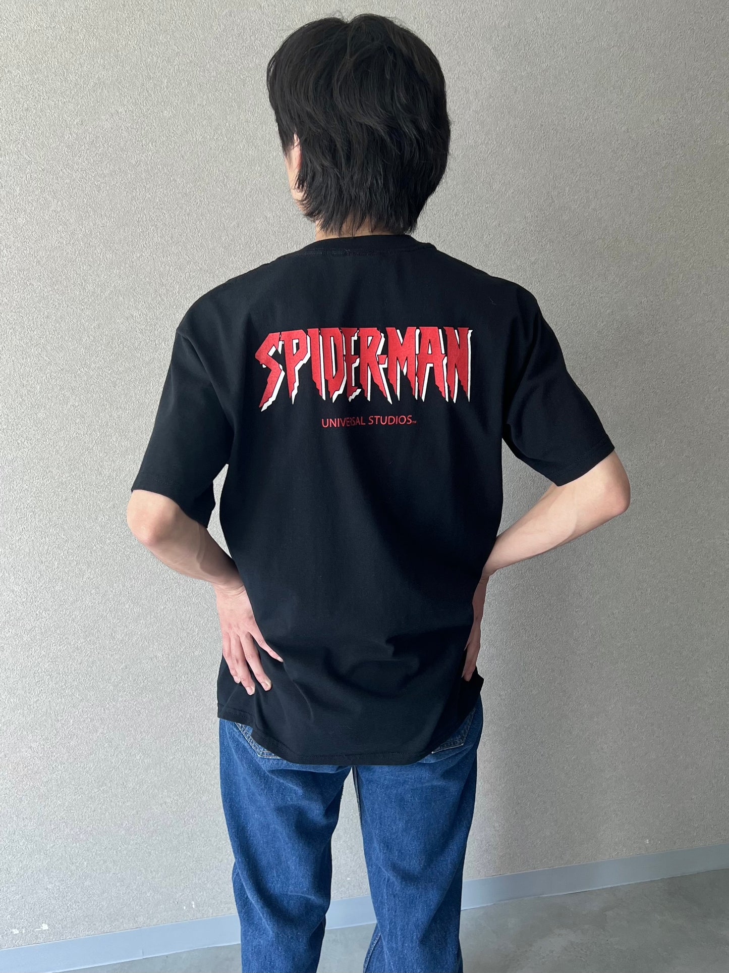 00's SPIDERMAN × UNIVERSAL STUDIOS print t-shirts