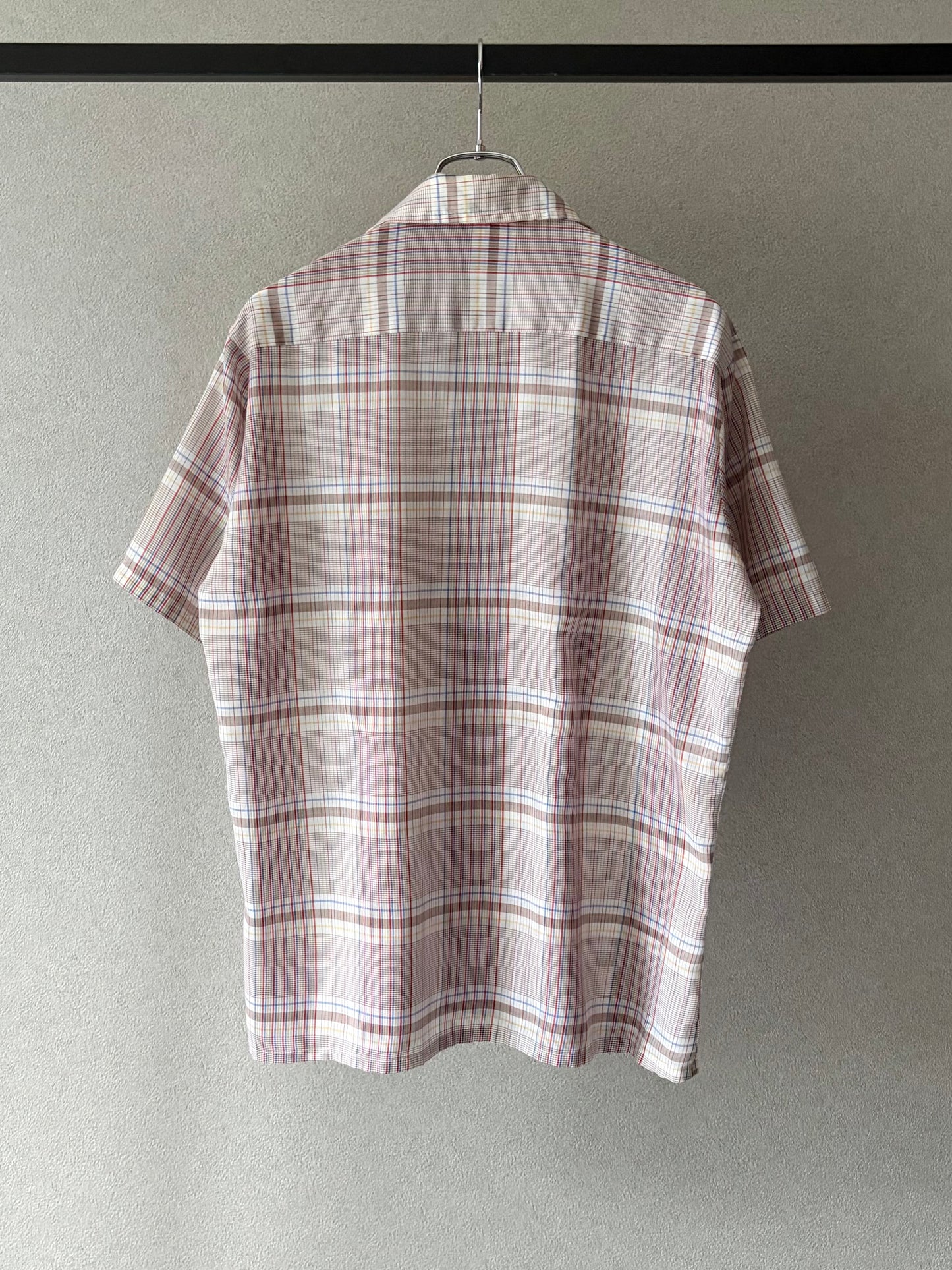 70's Bellcraft open collar shirt "Made in USA"