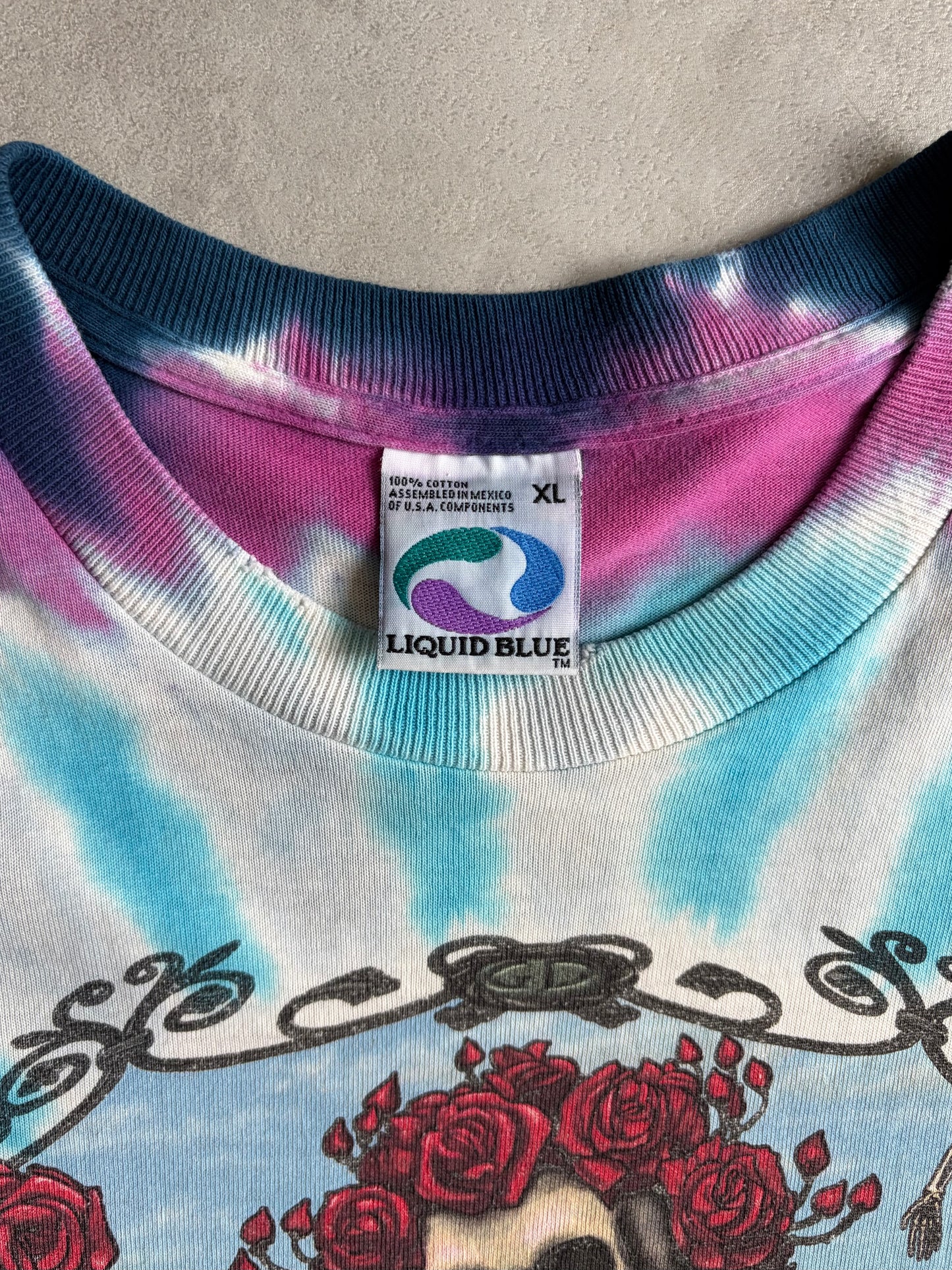 90's Grateful Dead LIQUID BLUE t-shirt