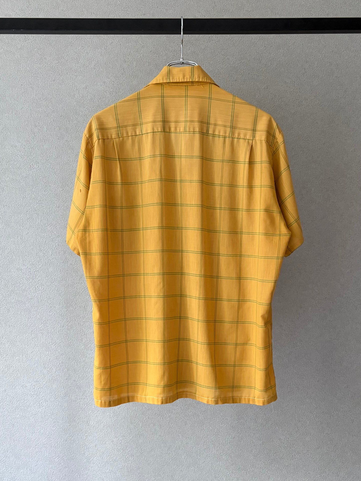 70's TOWNCRAFT open collar shirt