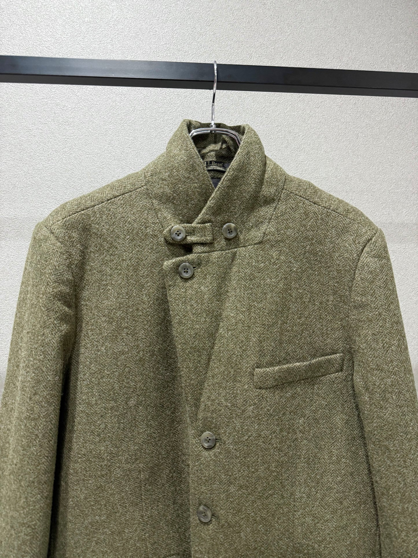00's L.L.Bean insulation tweed jacket