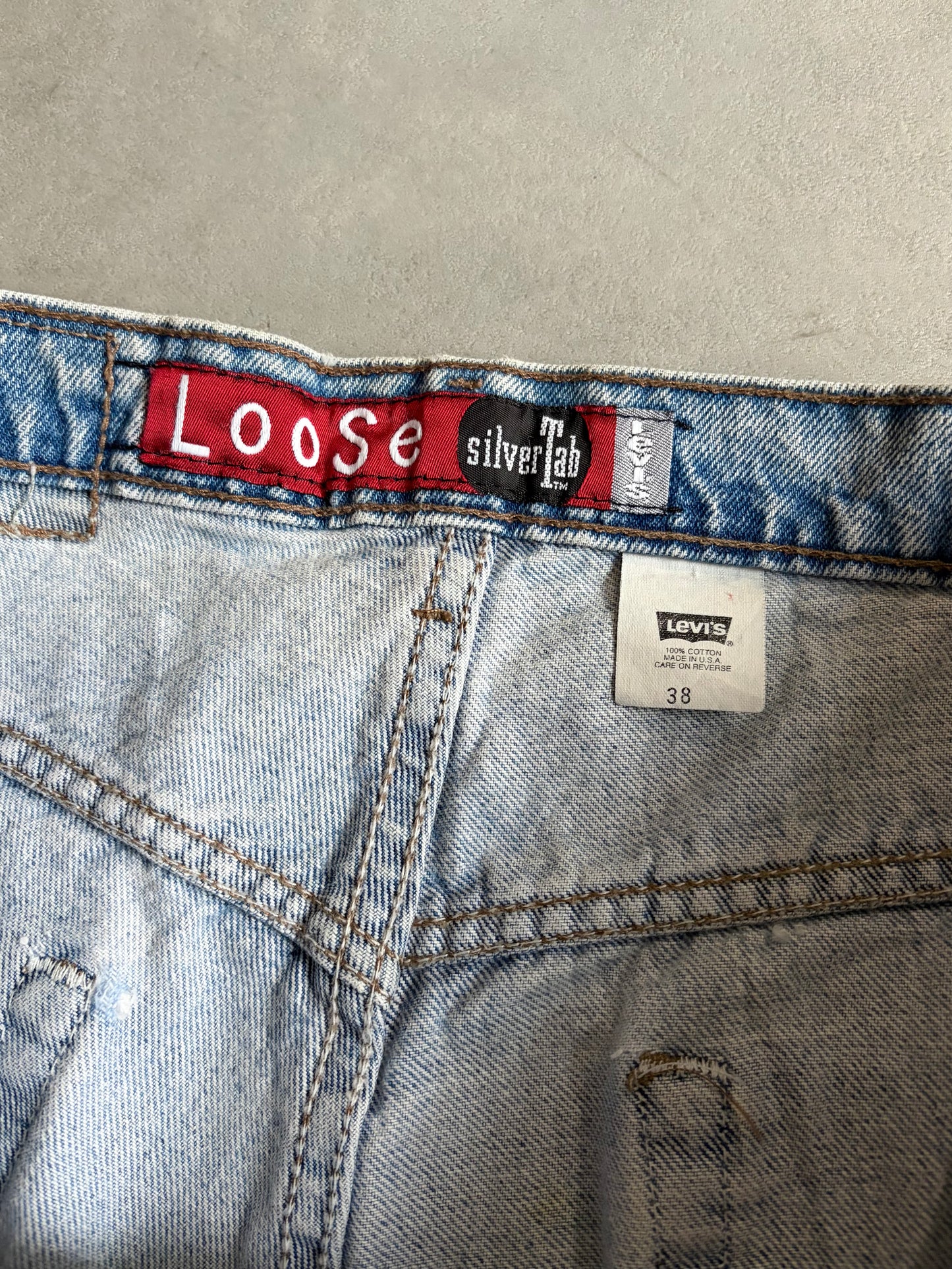 90's Levi's silverTab denim shorts "Made in USA"