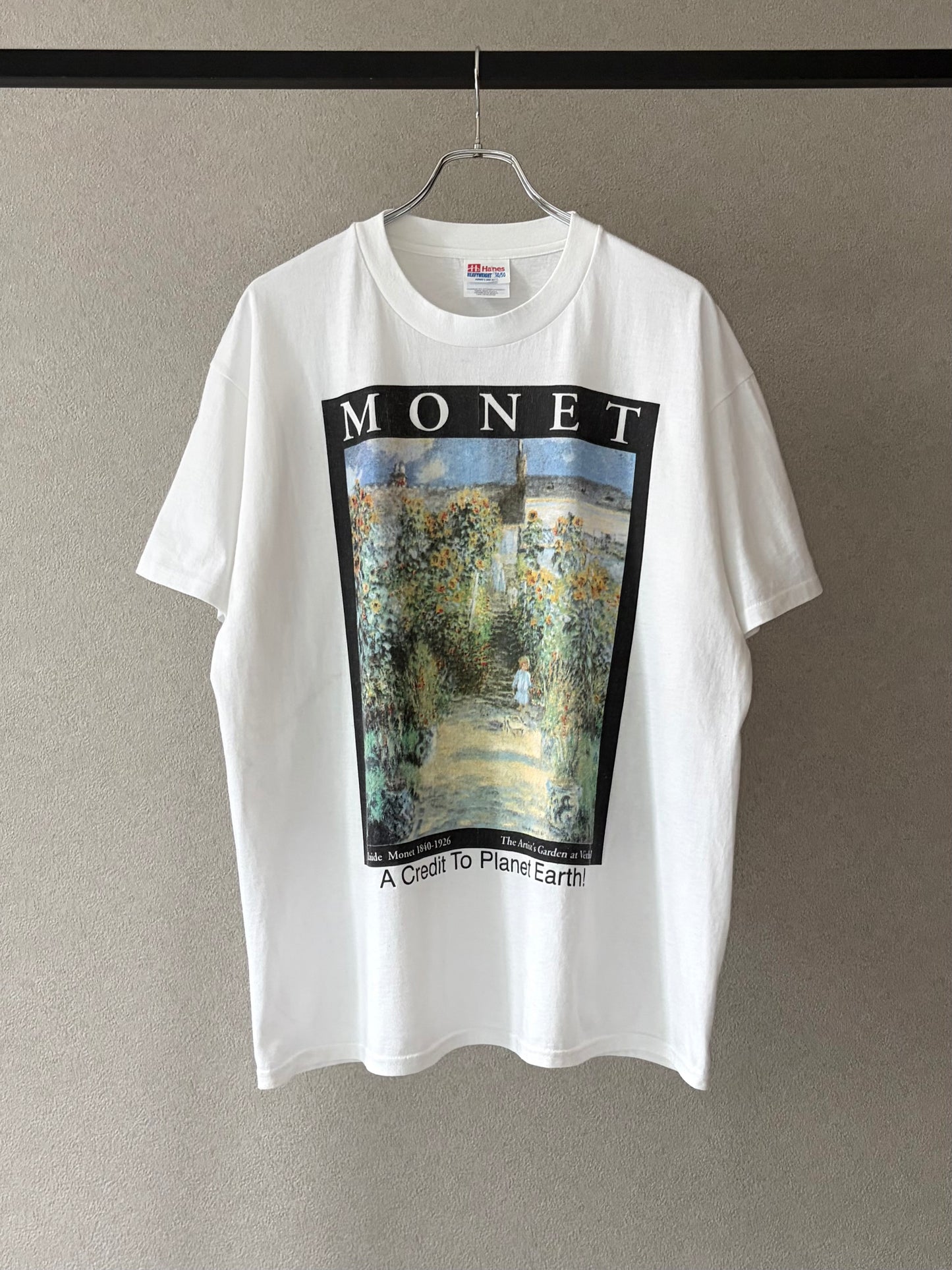 90's〜 CLAUDE MONET art t-shirt