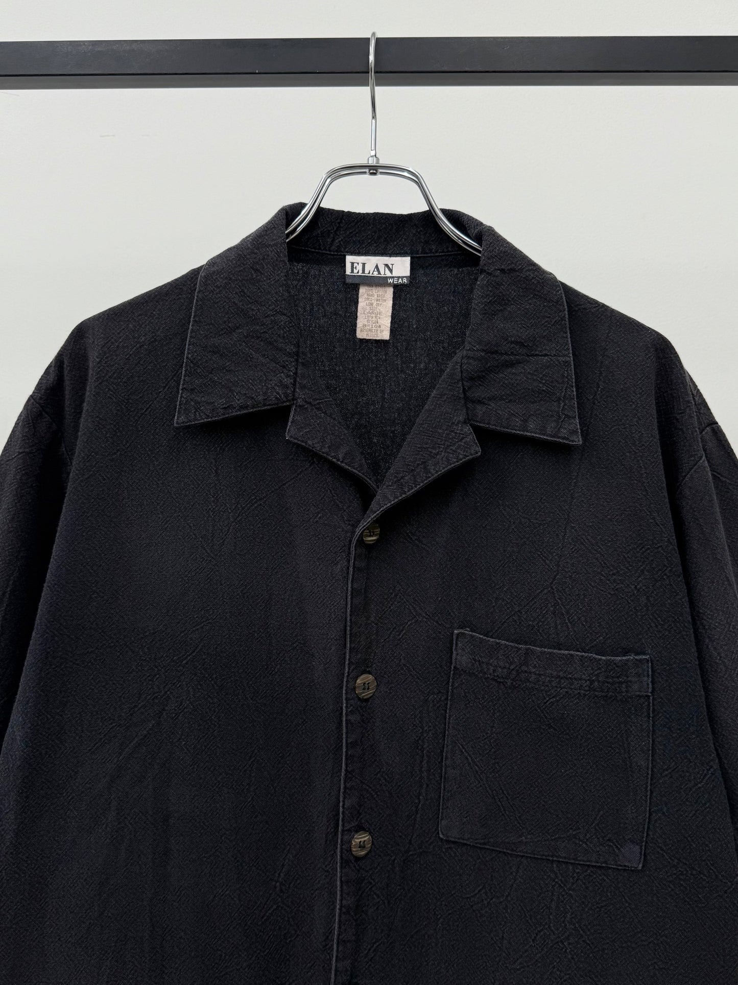 90's ELAN WEAR open collar shirt