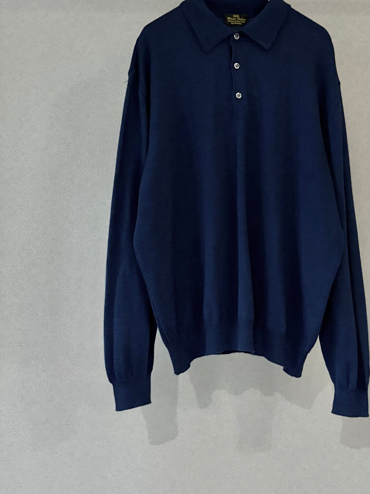 90's Moda Italia knit polo shirt "Made in ITALY"