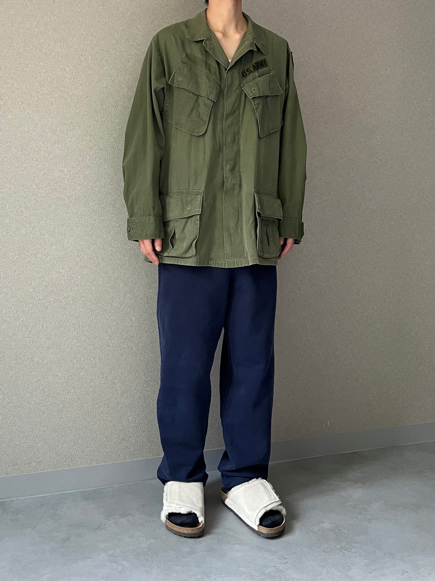 70's US.ARMY jungle fatigue jacket