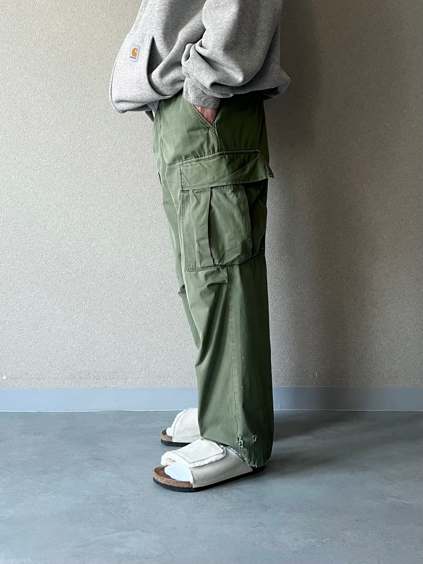 60's US.ARMY jungle fatigue pants "3rd"
