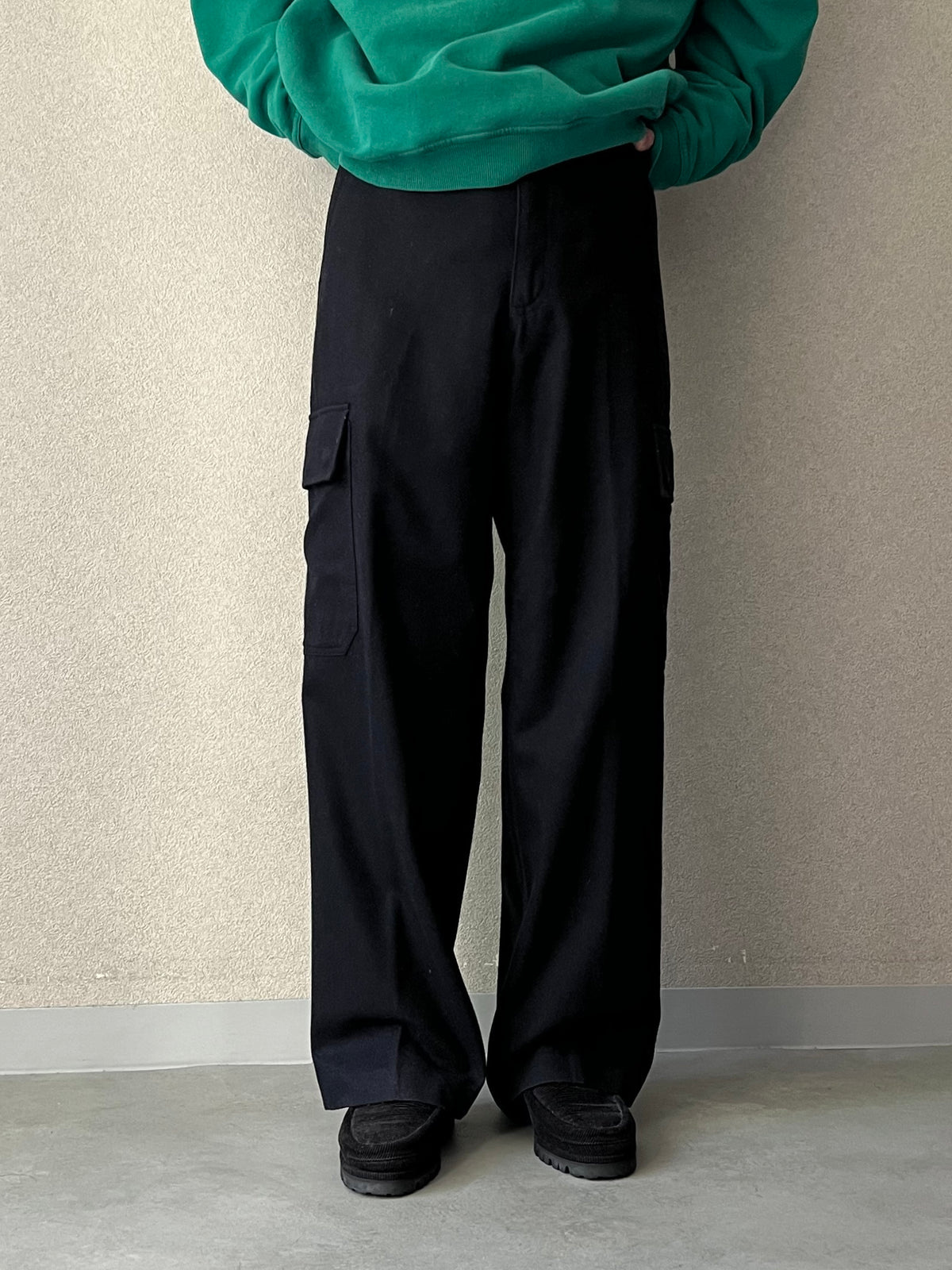 00's GAP wool flannel cargo slacks