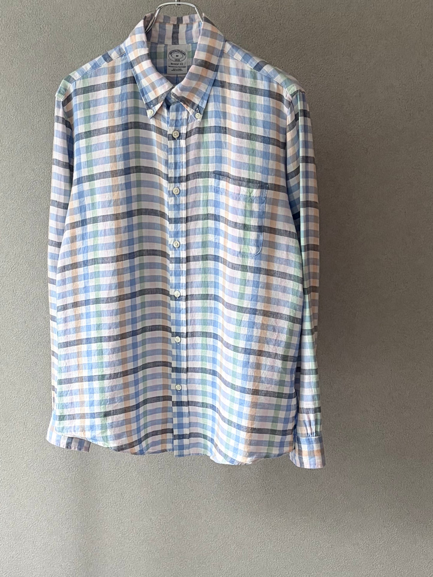 00's Brooks Brothers linen BD shirt