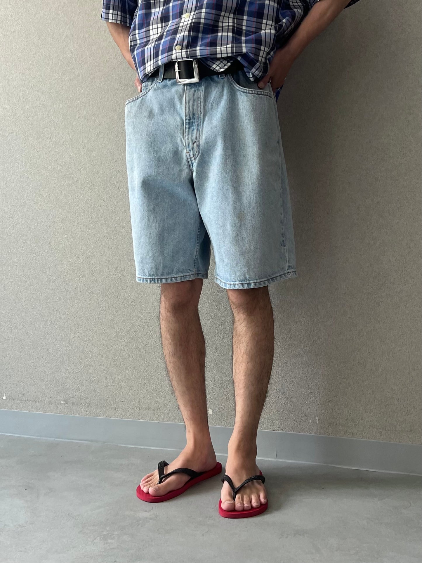 00's Levi’s 550 denim shorts "Made in MEXICO"