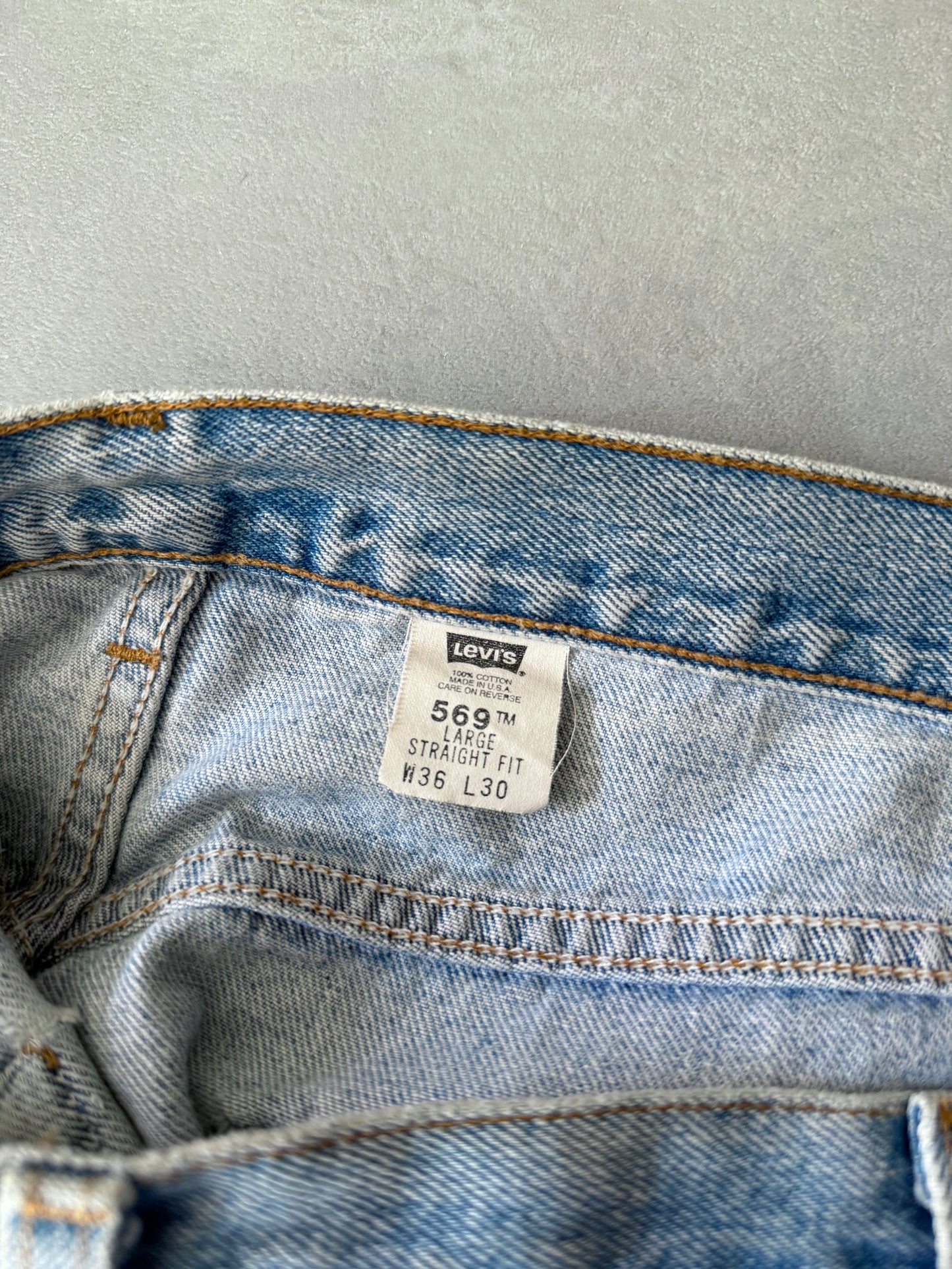 90's Levi's 569 denim pants "Made in USA"