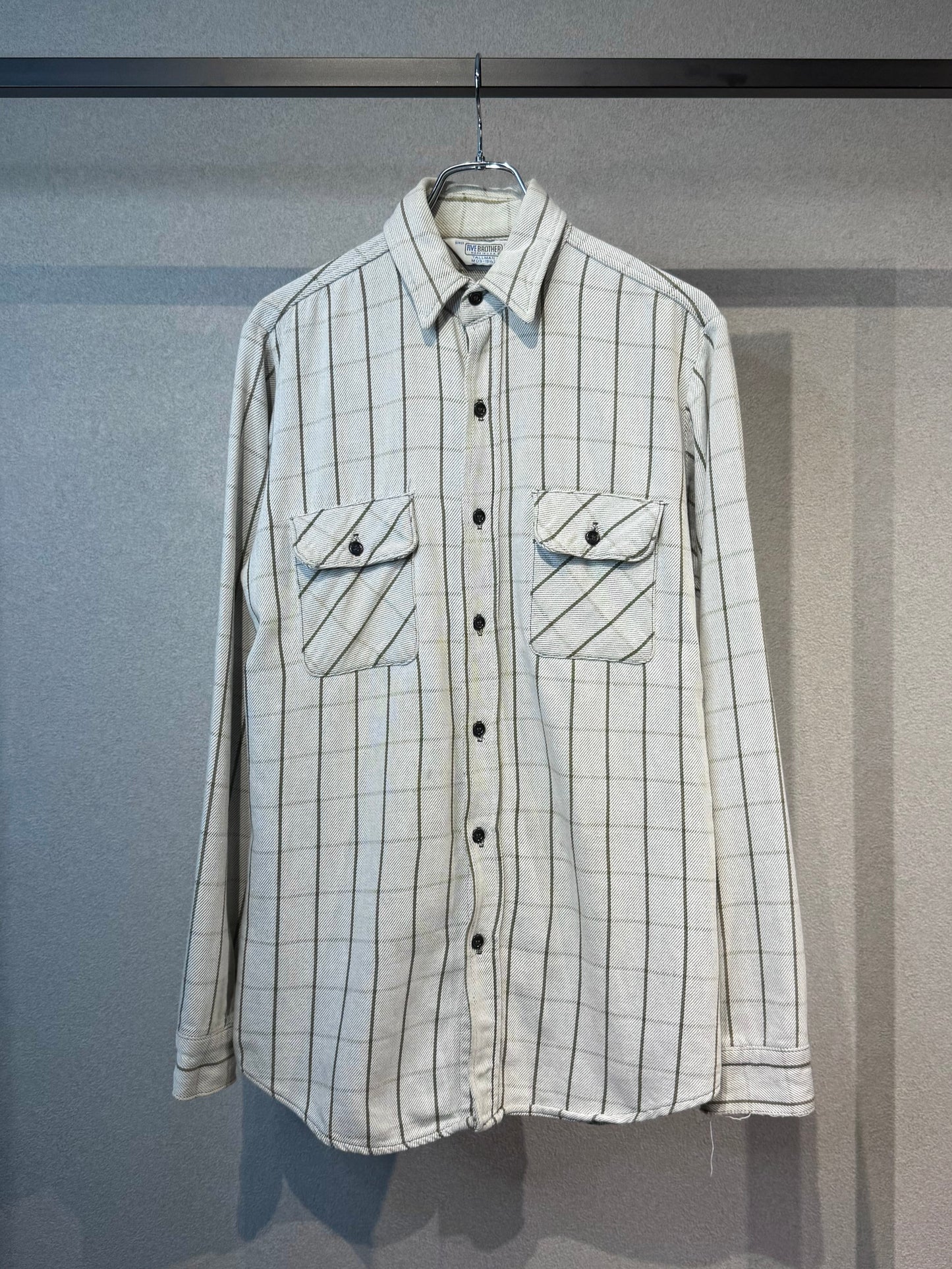 70's〜 FIVE BROTHER flannel shirt "Made in USA"