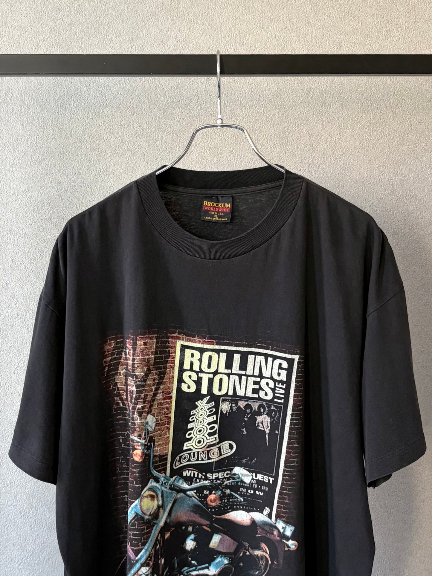 90's The Rolling Stones × Harley-Davidson t-shirt "Made in USA"