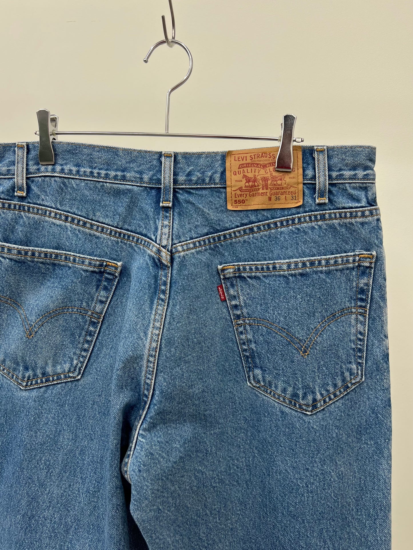 00's Levi's 550 denim pants "Made in Mexico"