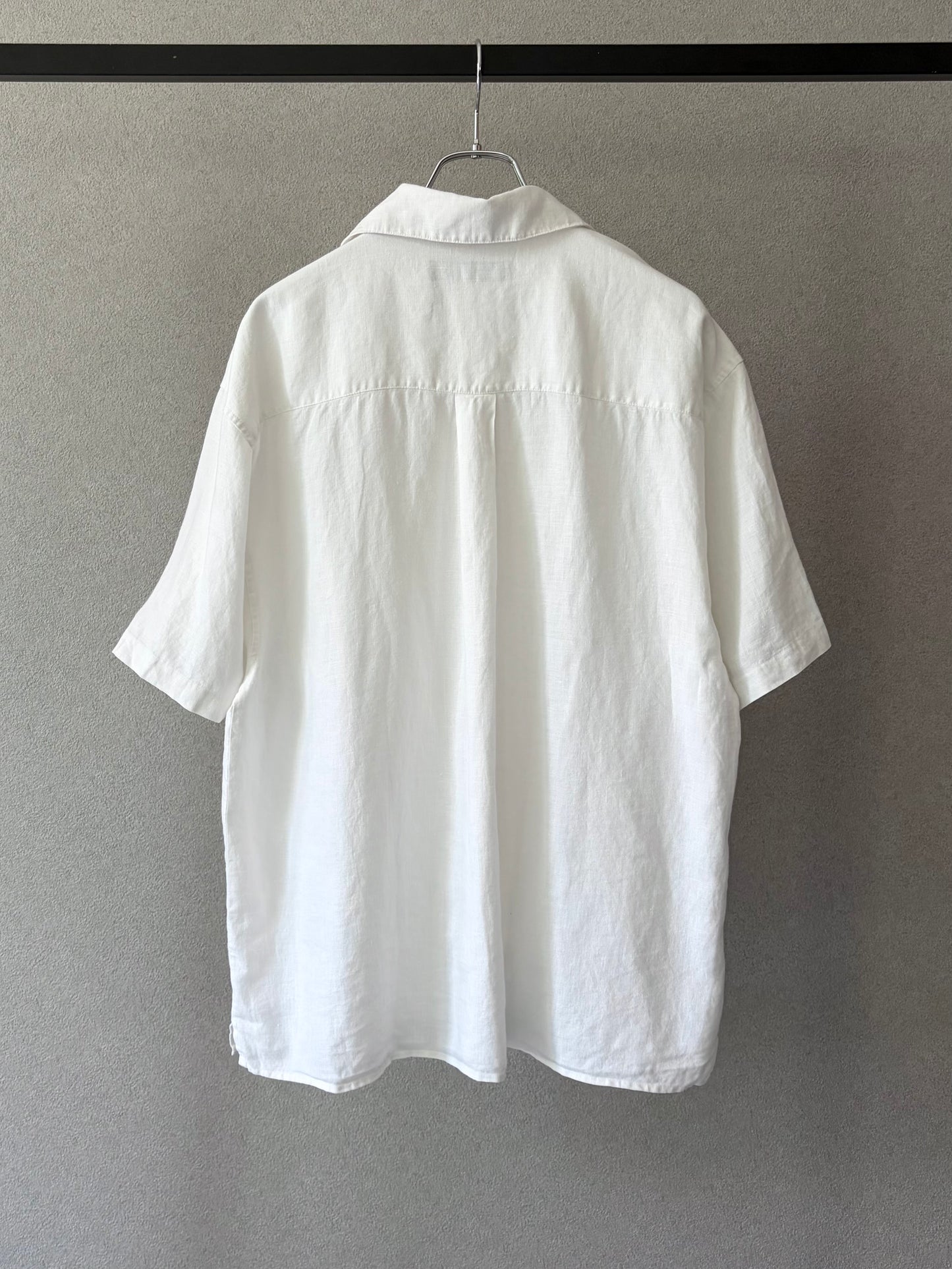 90's〜 maxwell & co. open collar linen shirt