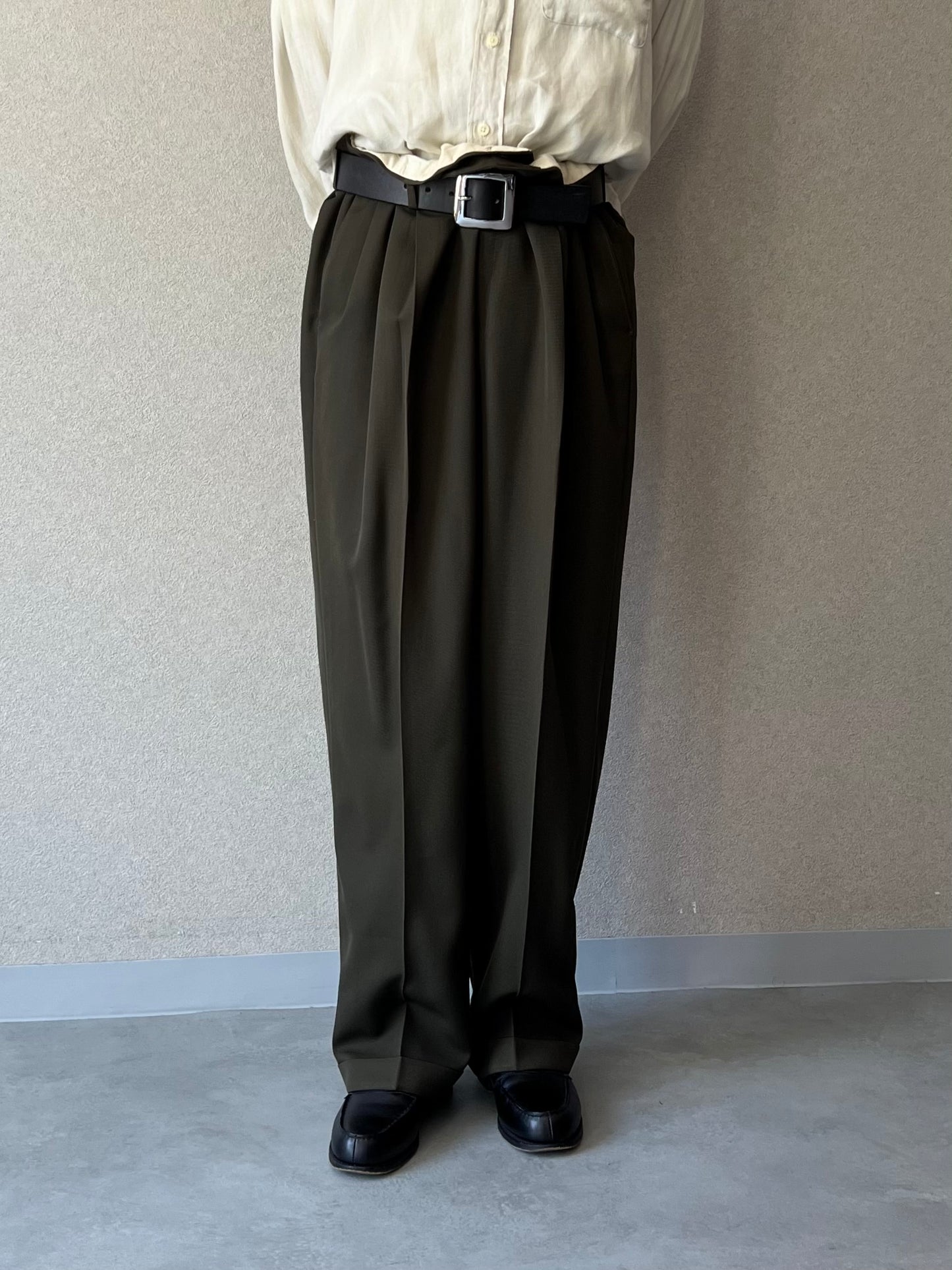80's GIVENCHY wool slacks "Made in USA"