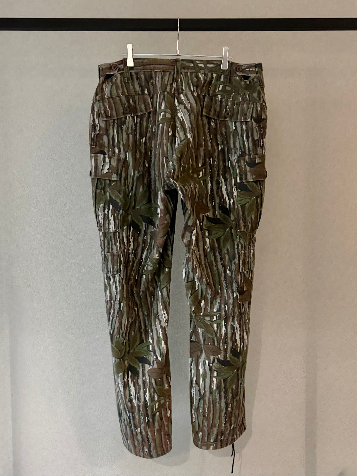 90's RED HEAD flannel cargo pants "Made in USA"