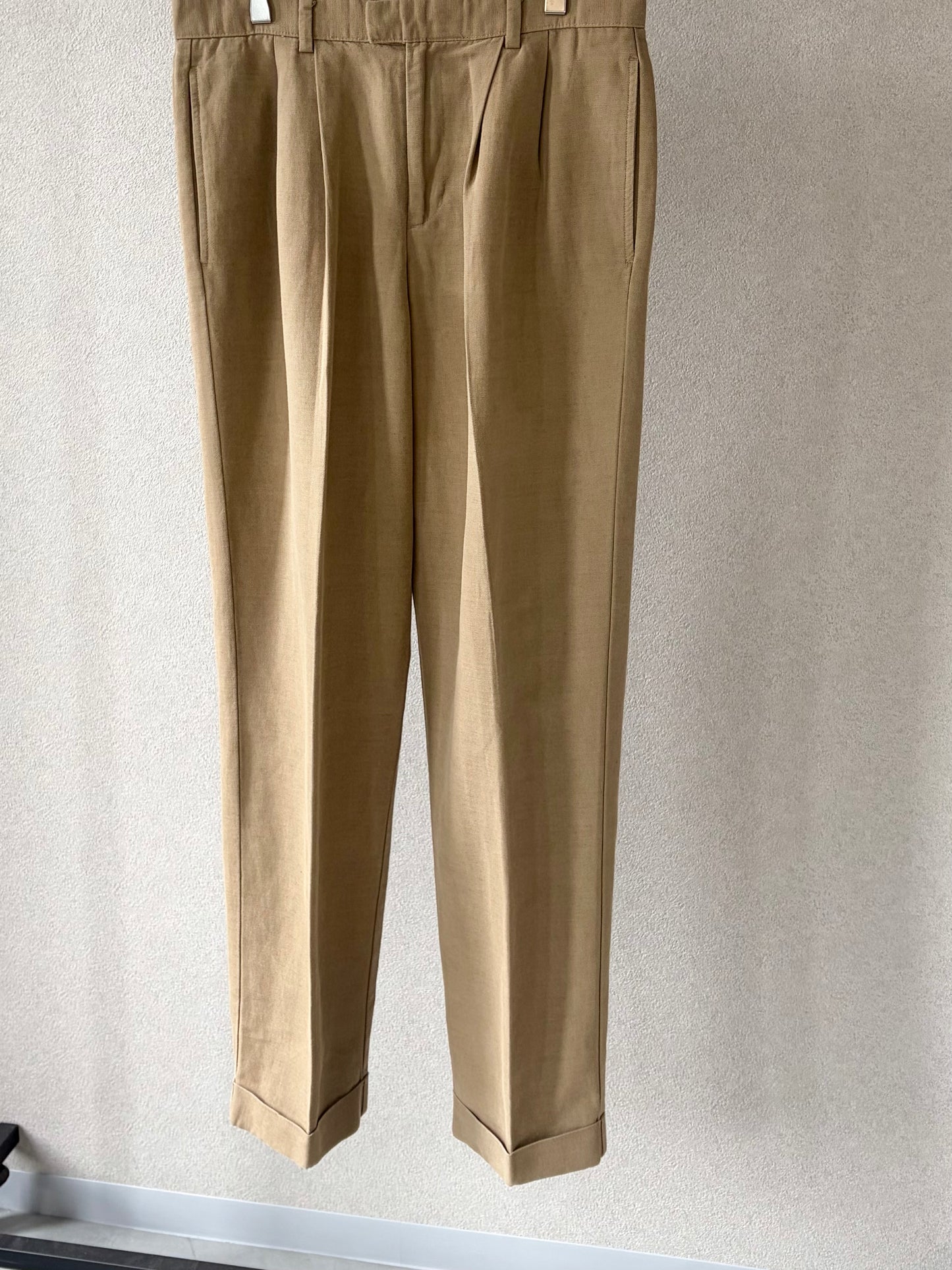00's DOCKERS linen × cotton slacks