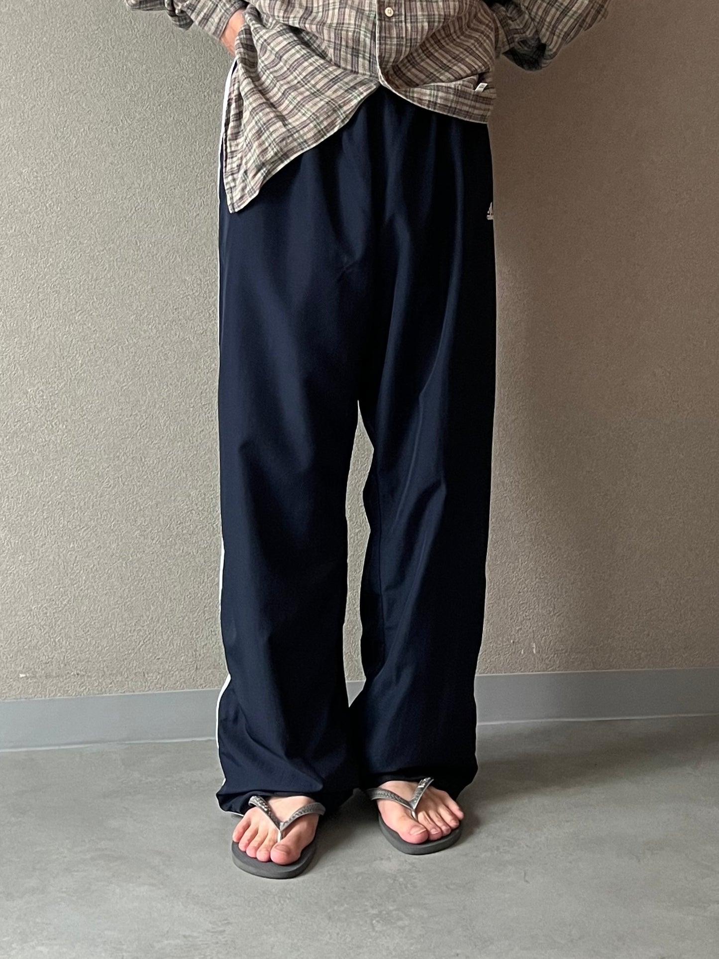00's adidas nylon track pants