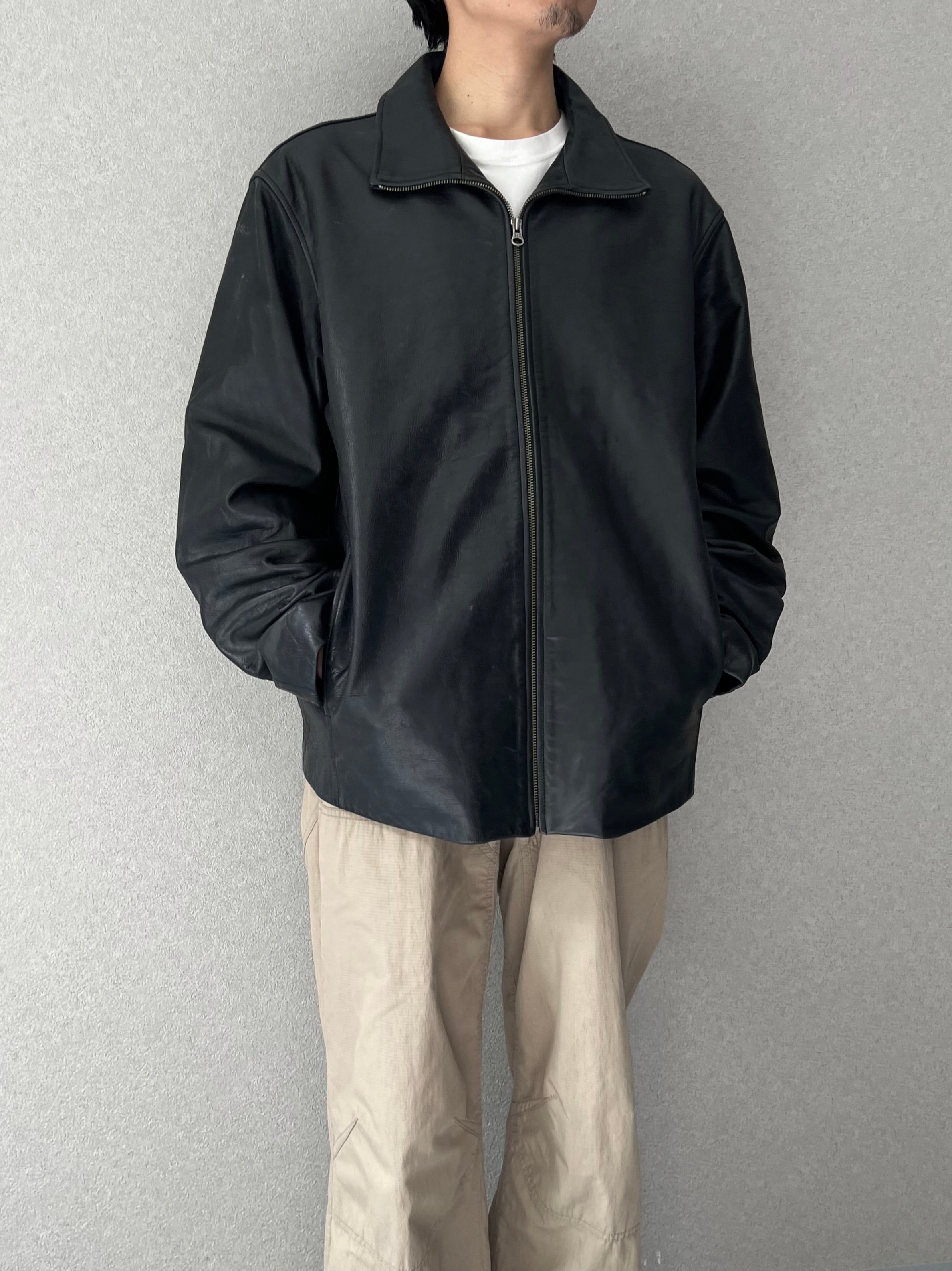 00's Old GAP carson jacket デニムジャケット y2k 00\u0027s OLD GAP leather car coat [L]
