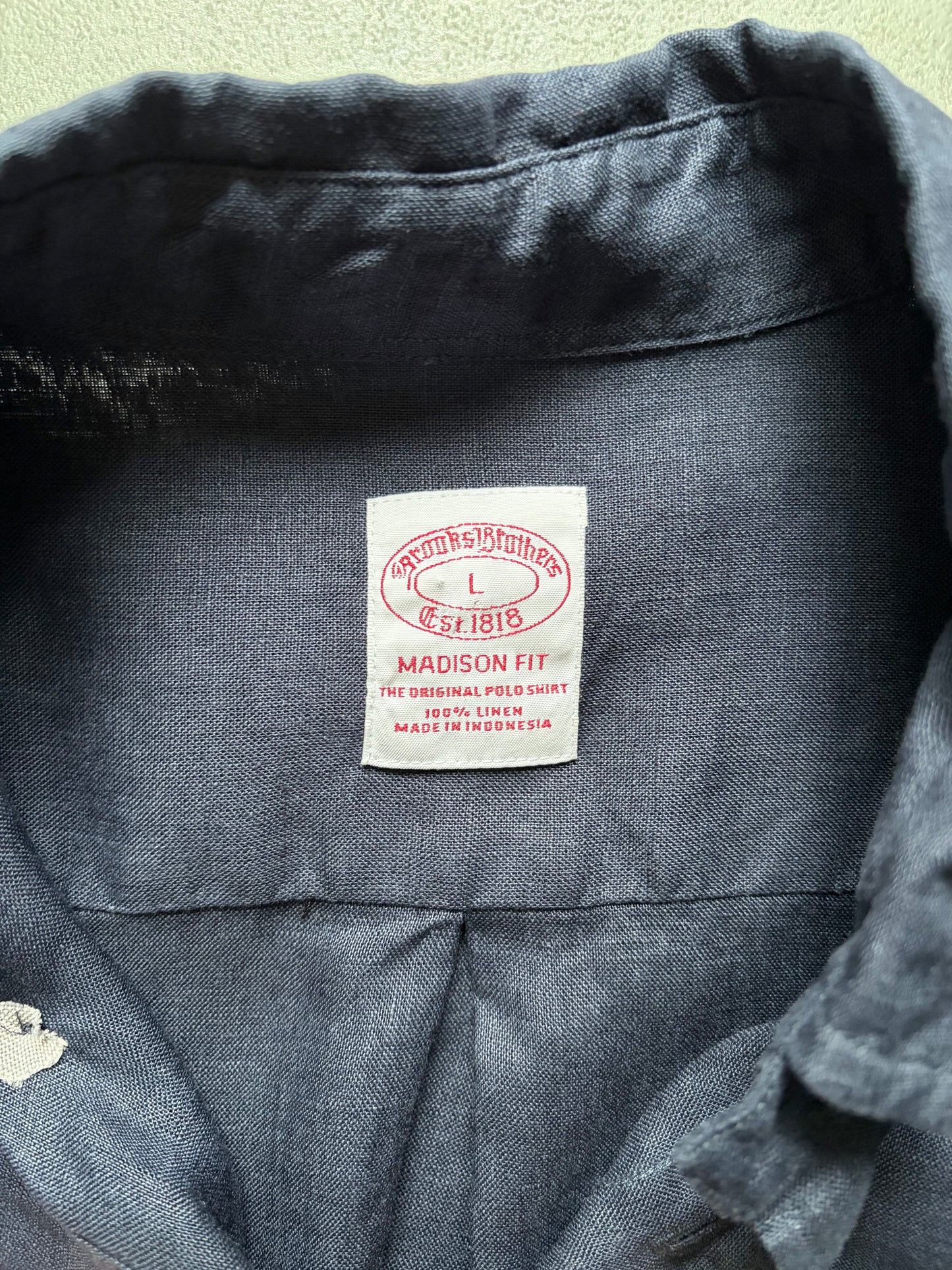 00's Brooks Brothers BD linen shirt