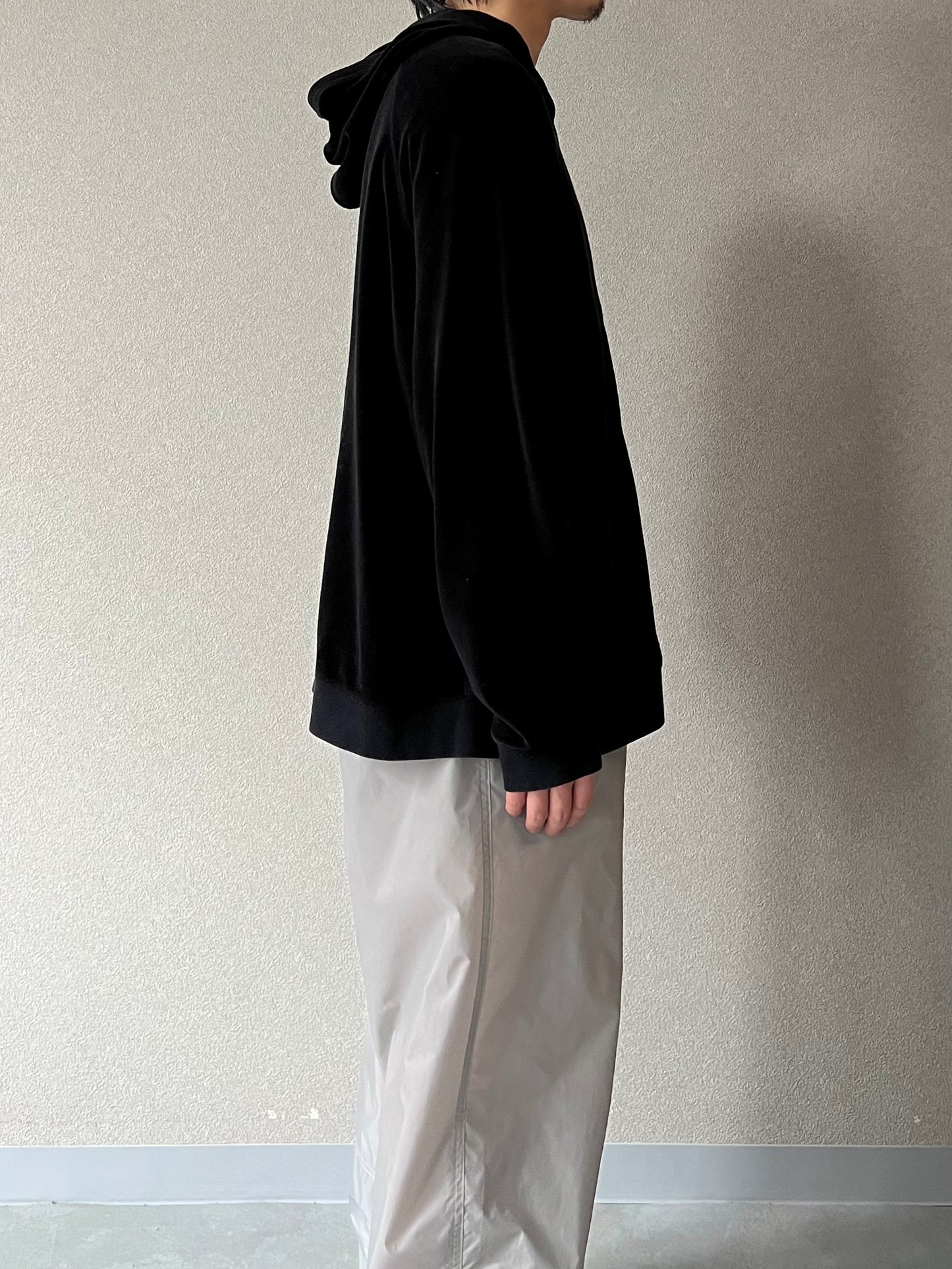 00's mossimo velours hoodie