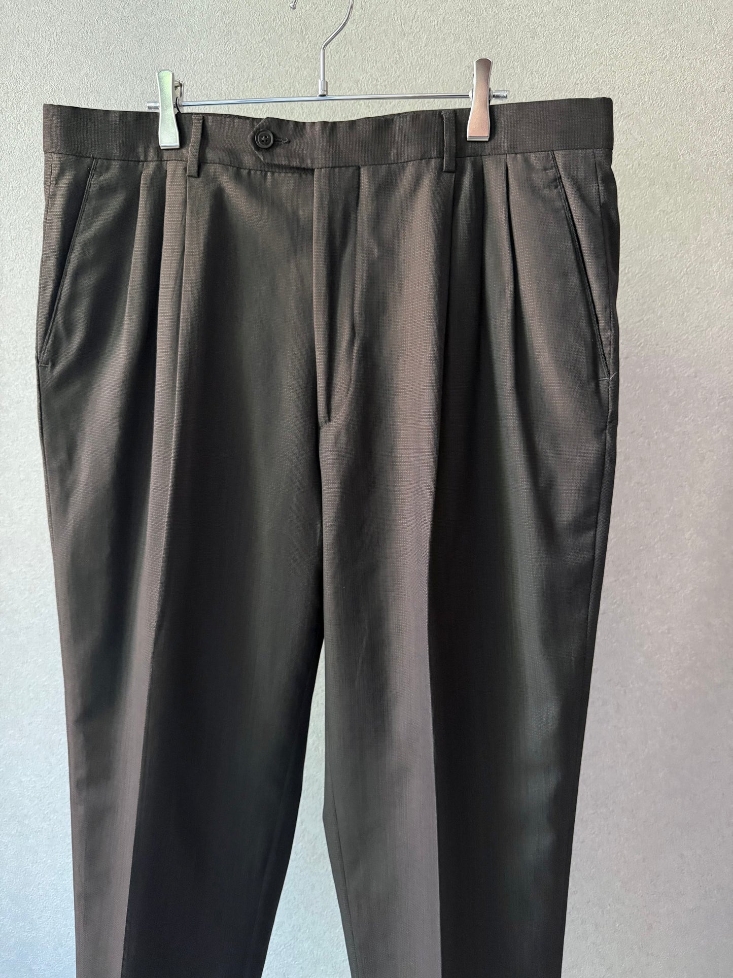 00's PRONT UOMO wool slacks "Made in ITALY"
