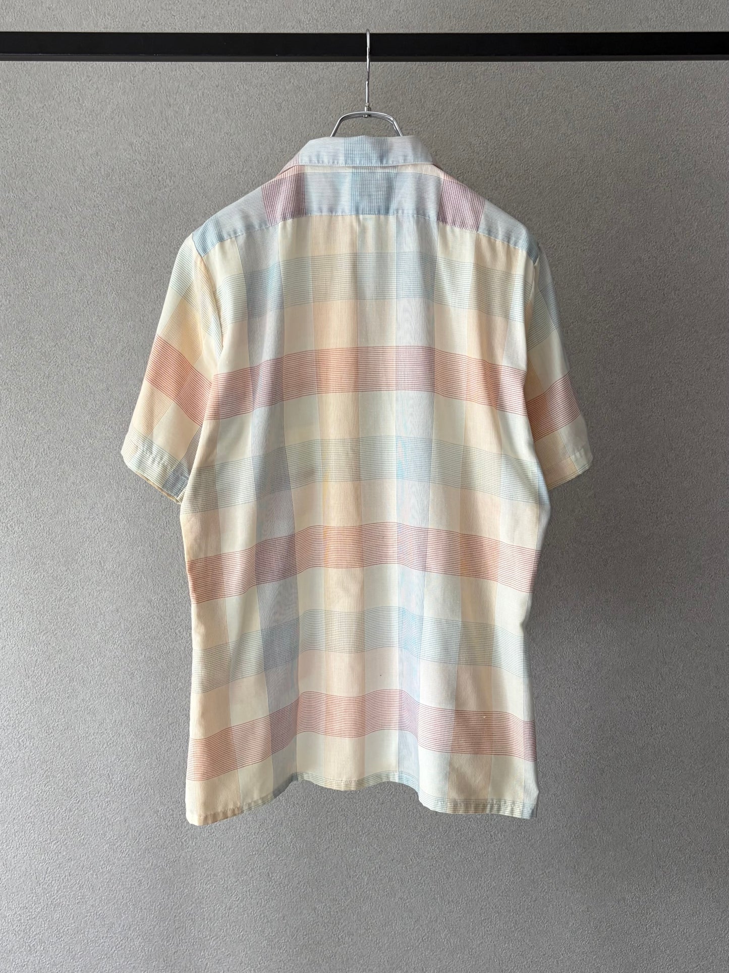 80's ARROW open collar shirt