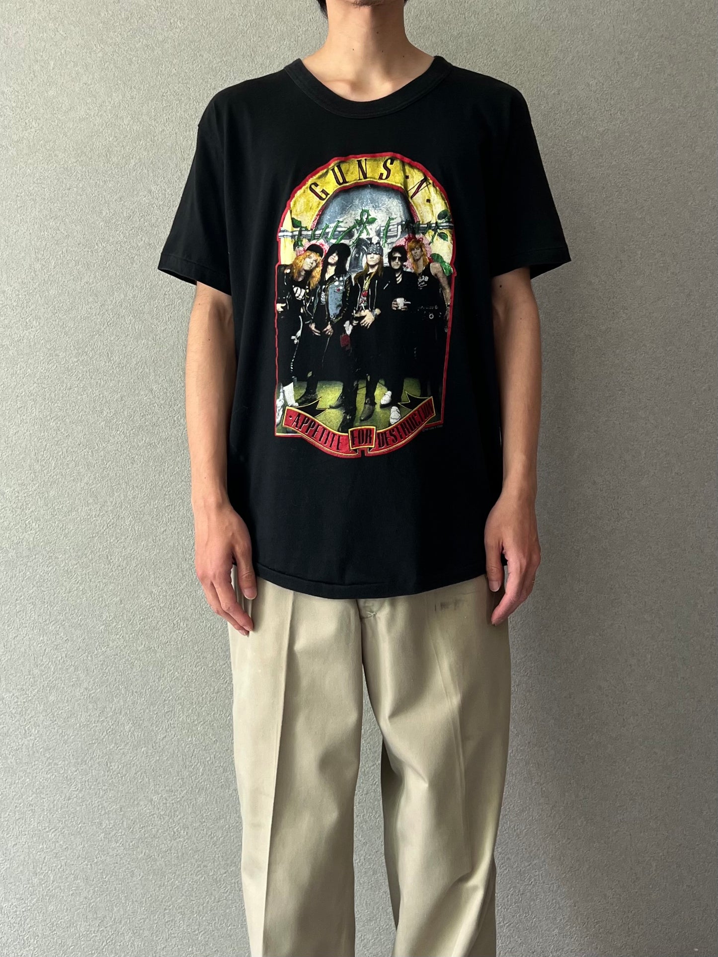 80's GUNS N’ ROSES music t-shirt "Made in USA"