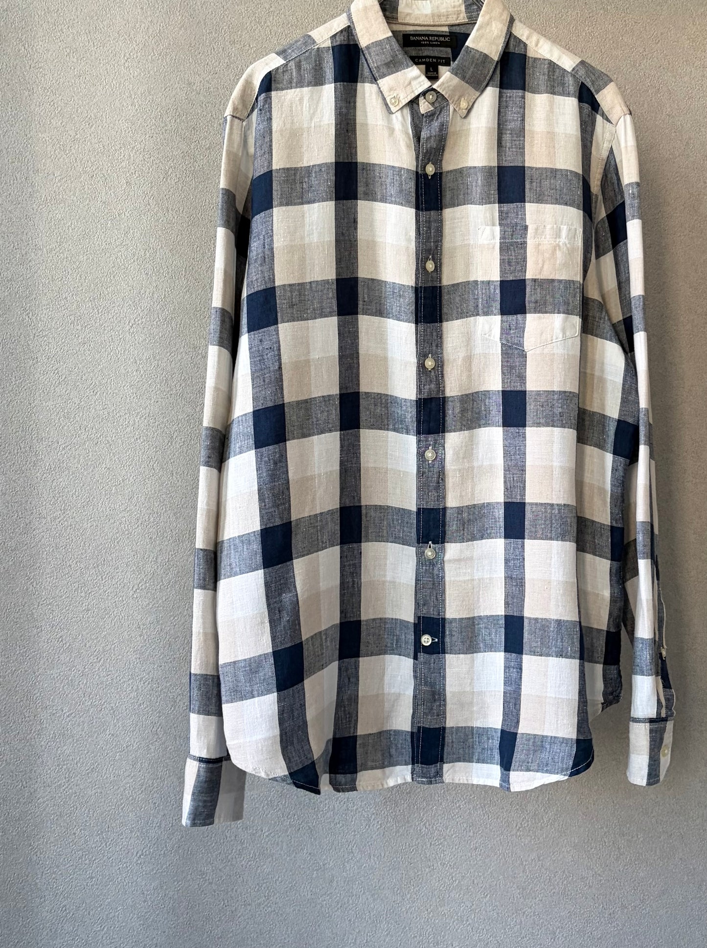 00's BANANA REPUBLIC linen shirt