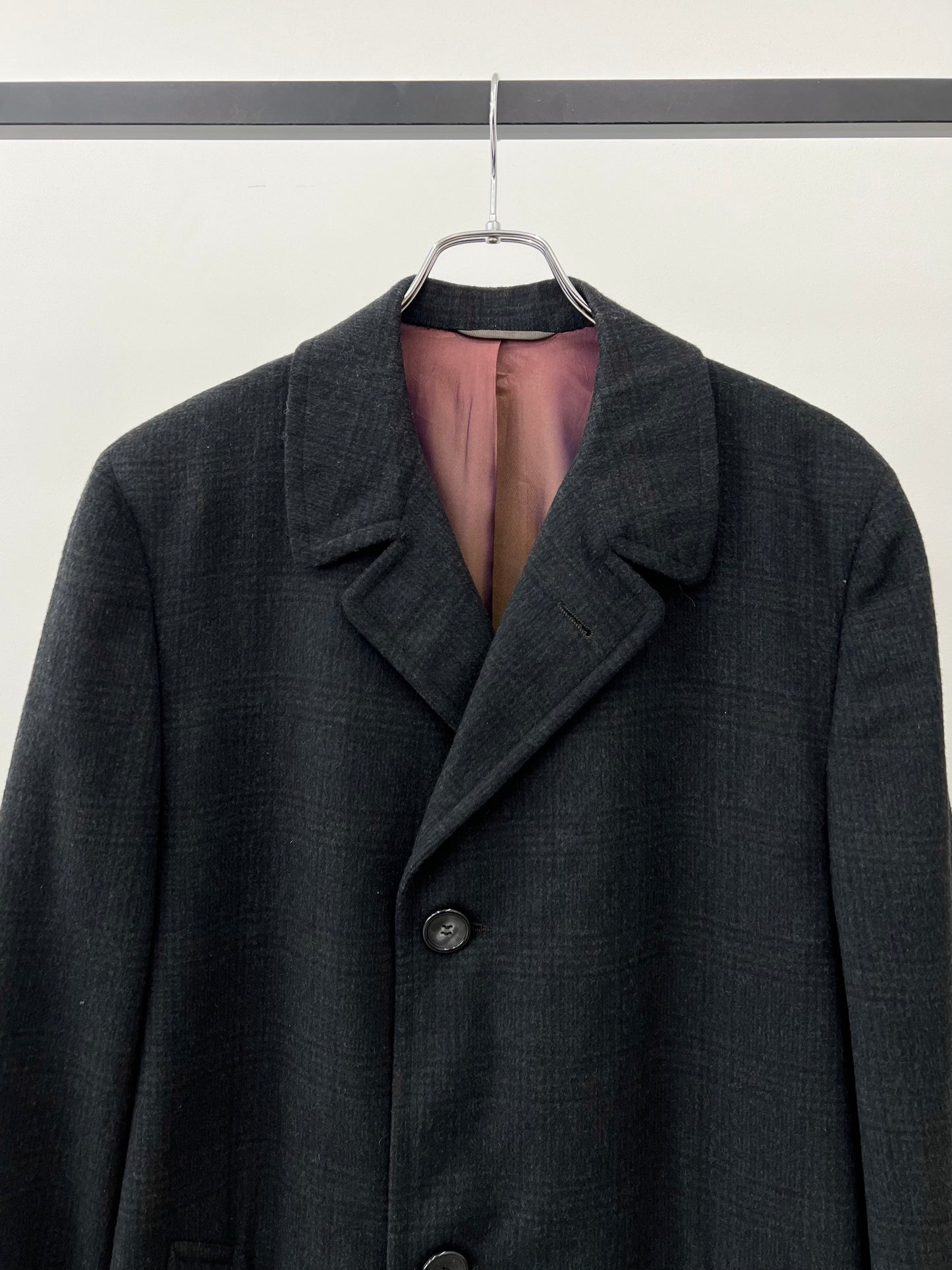 60s VINTAGE wool chester coat