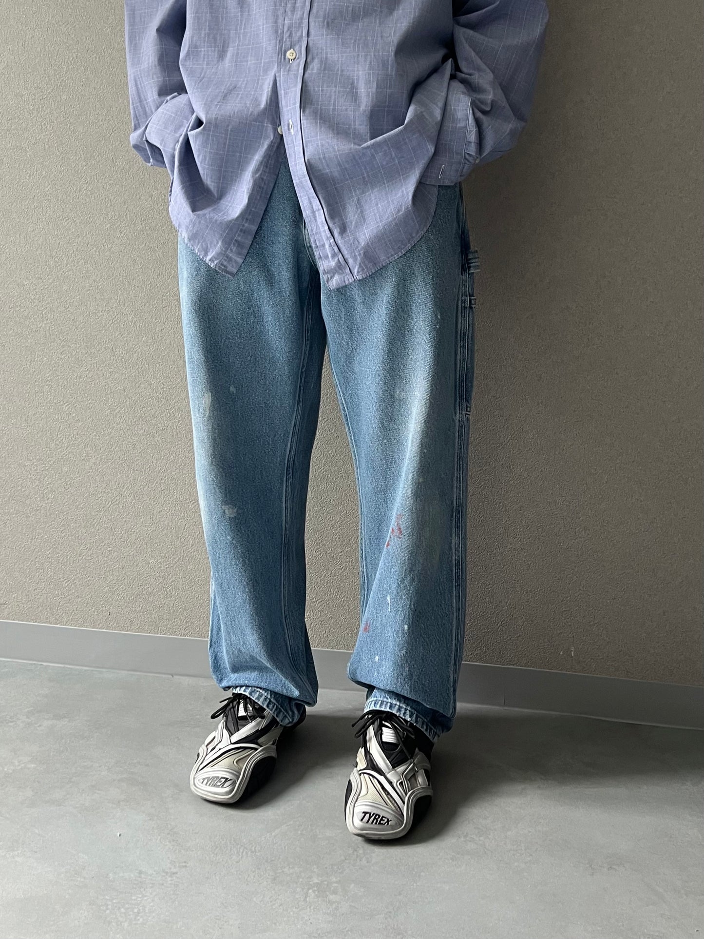 00's carhartt denim painter pants