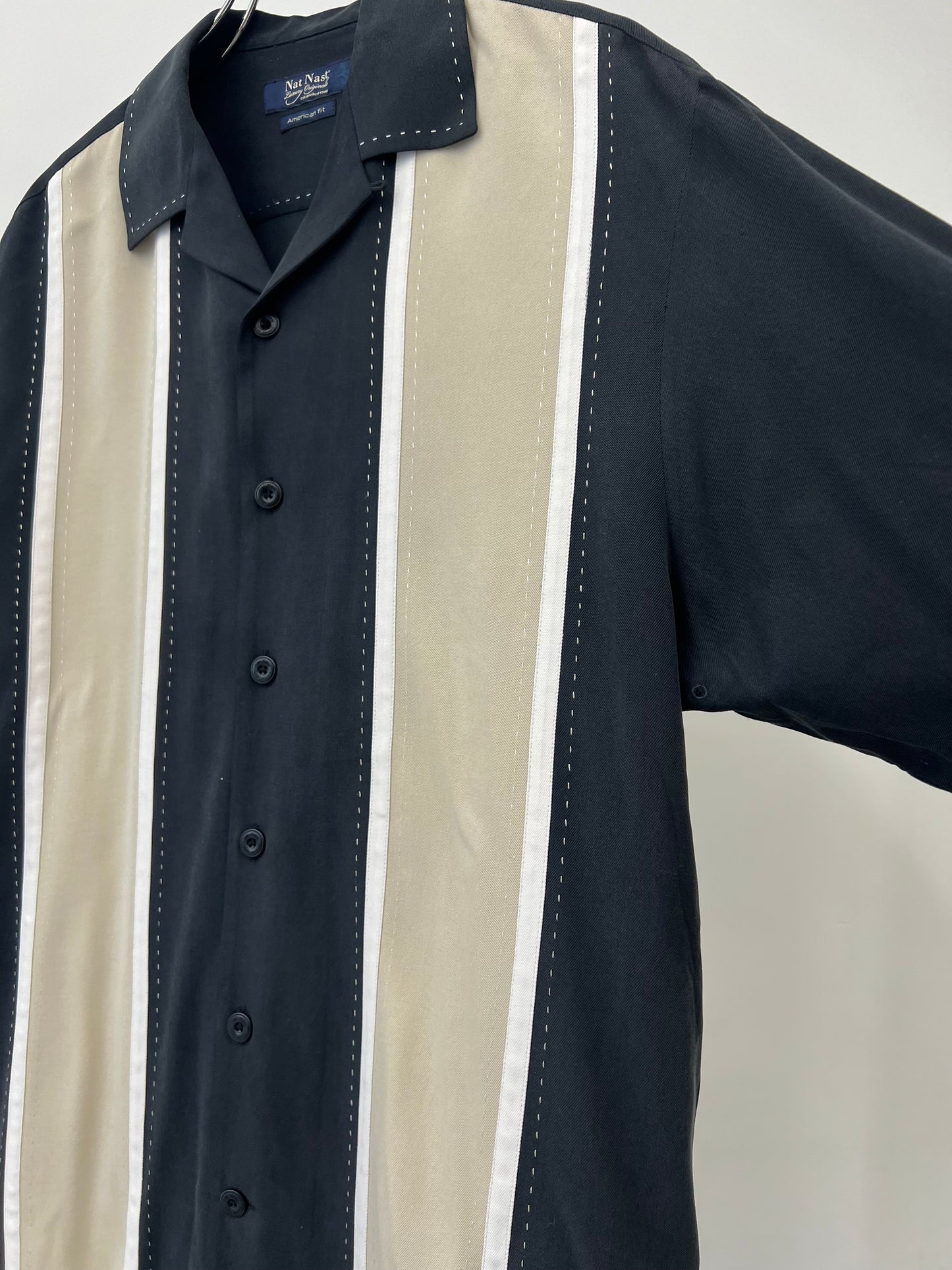 90's〜 Nat Nast silk open collar shirt