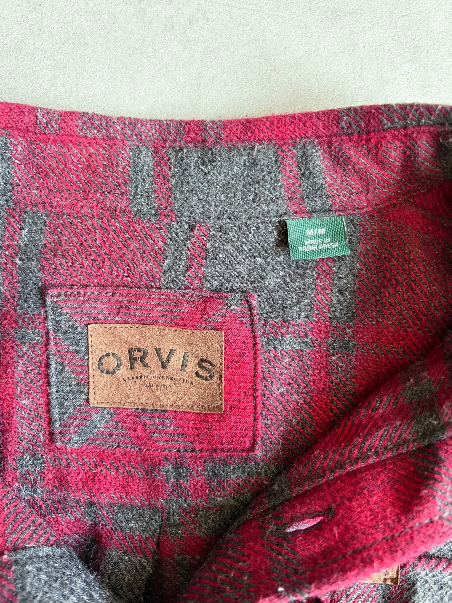 00's ORVIS flannel shirt