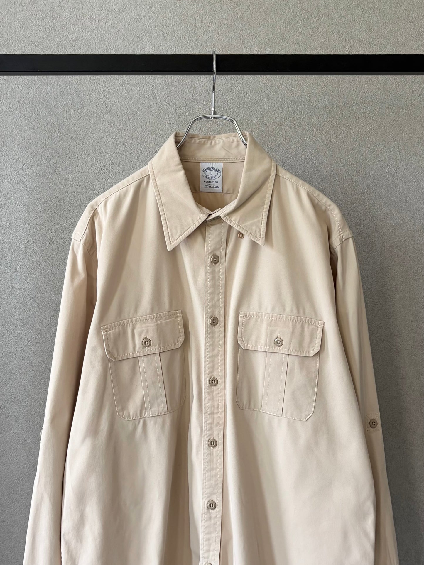 00's Brooks Brothers safari shirt