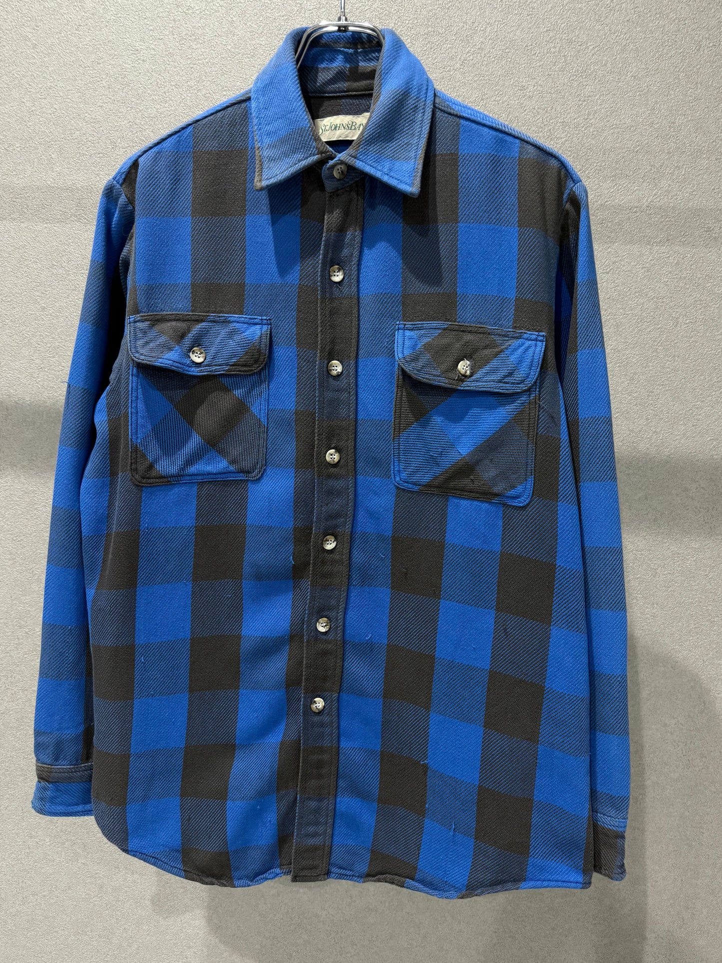 90's ST.JOHN'S BAY flannel shirt "Made in USA"