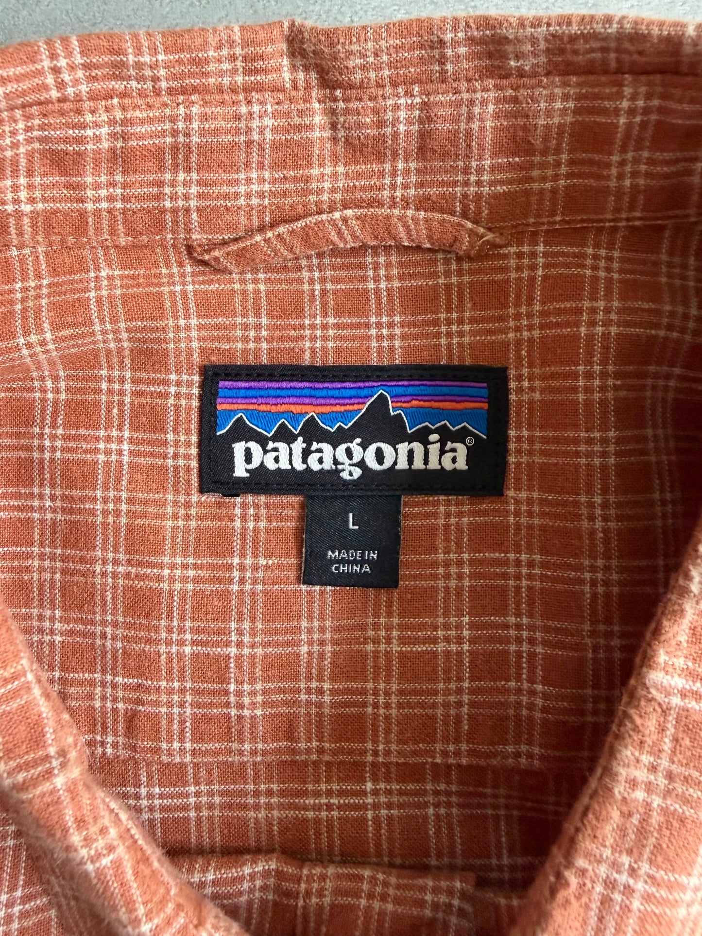 00's patagonia hemp×cotton shirt