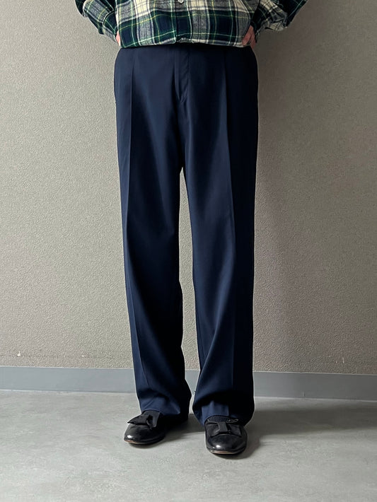 00's DANIEL CREMIEUX × Loro Piana wool slacks