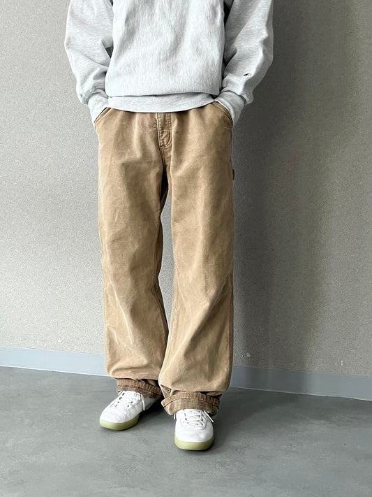 00's carhartt flannel lining painter pants