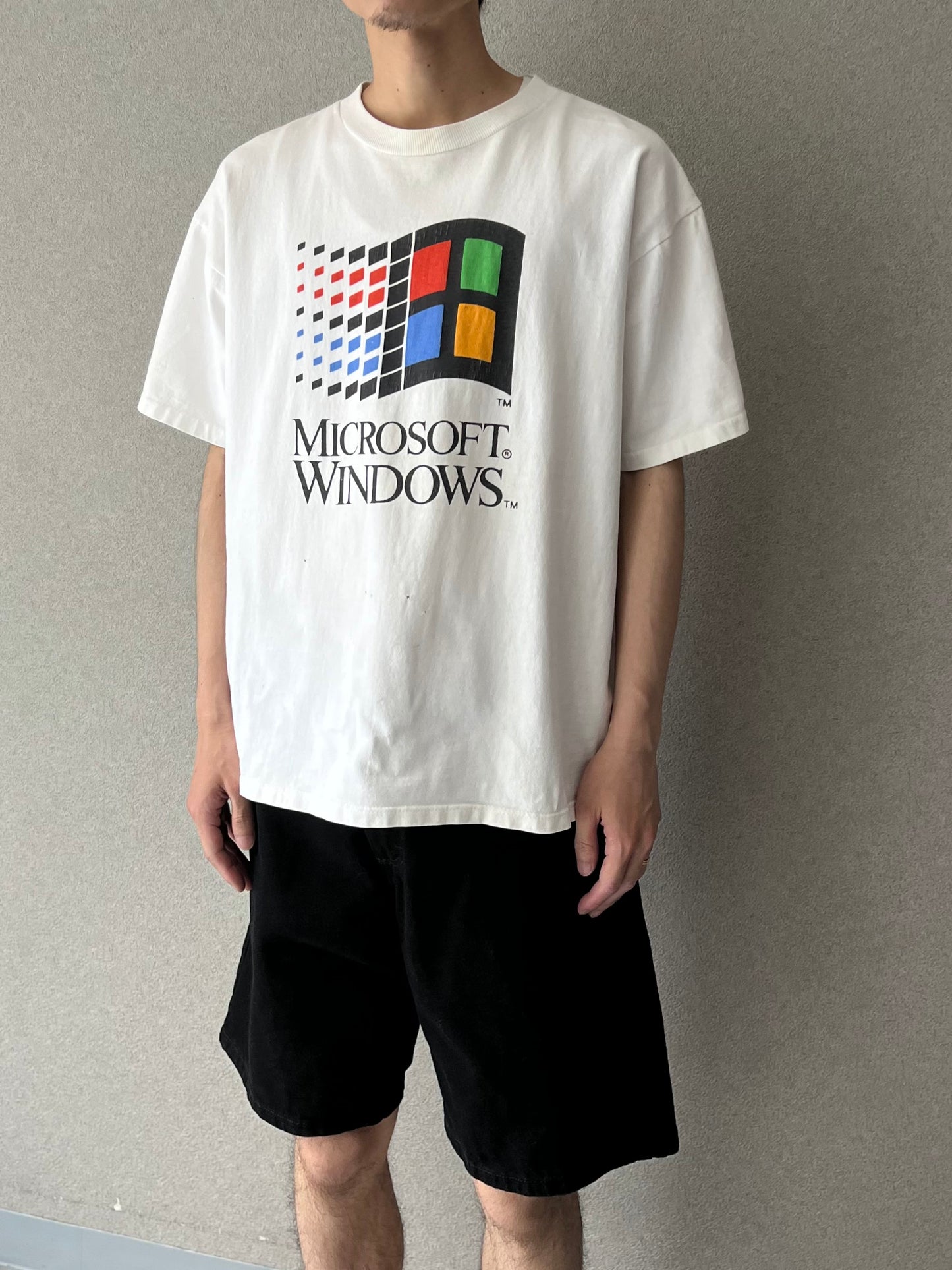 90's Microsoft Windows print t-shirt "Made in USA"